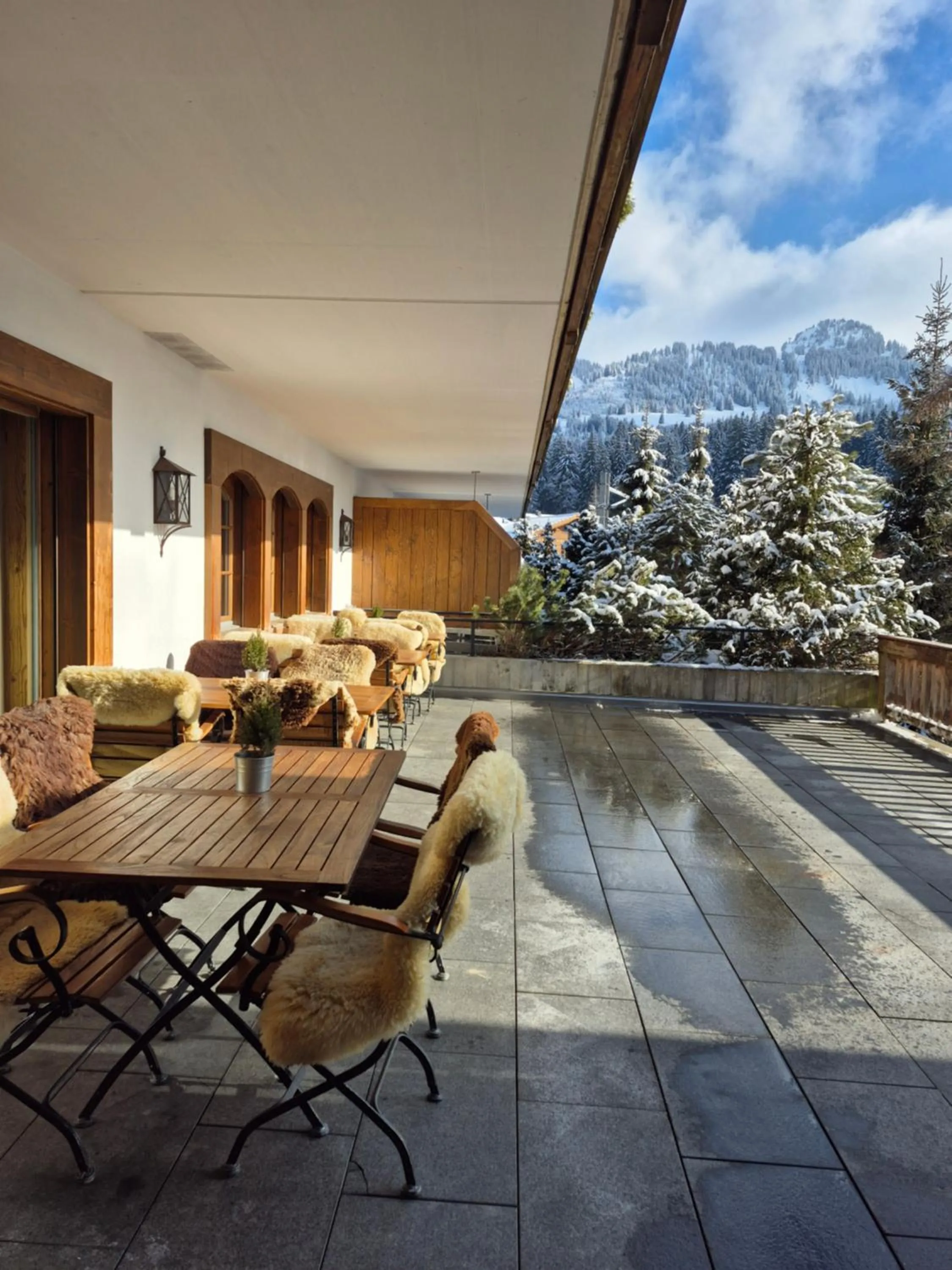 View (from property/room) in Hotel des Alpes Superieur