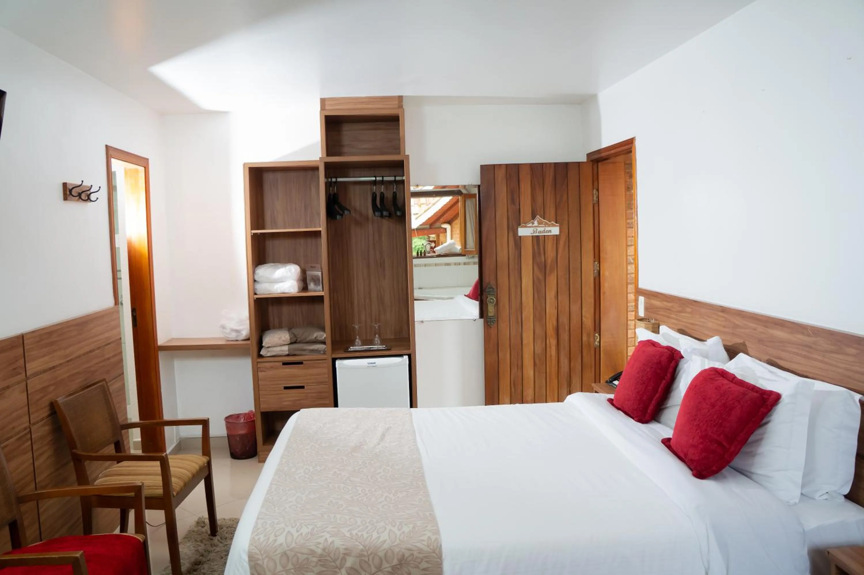 Bed in Pousada Suiça Mineira Centro