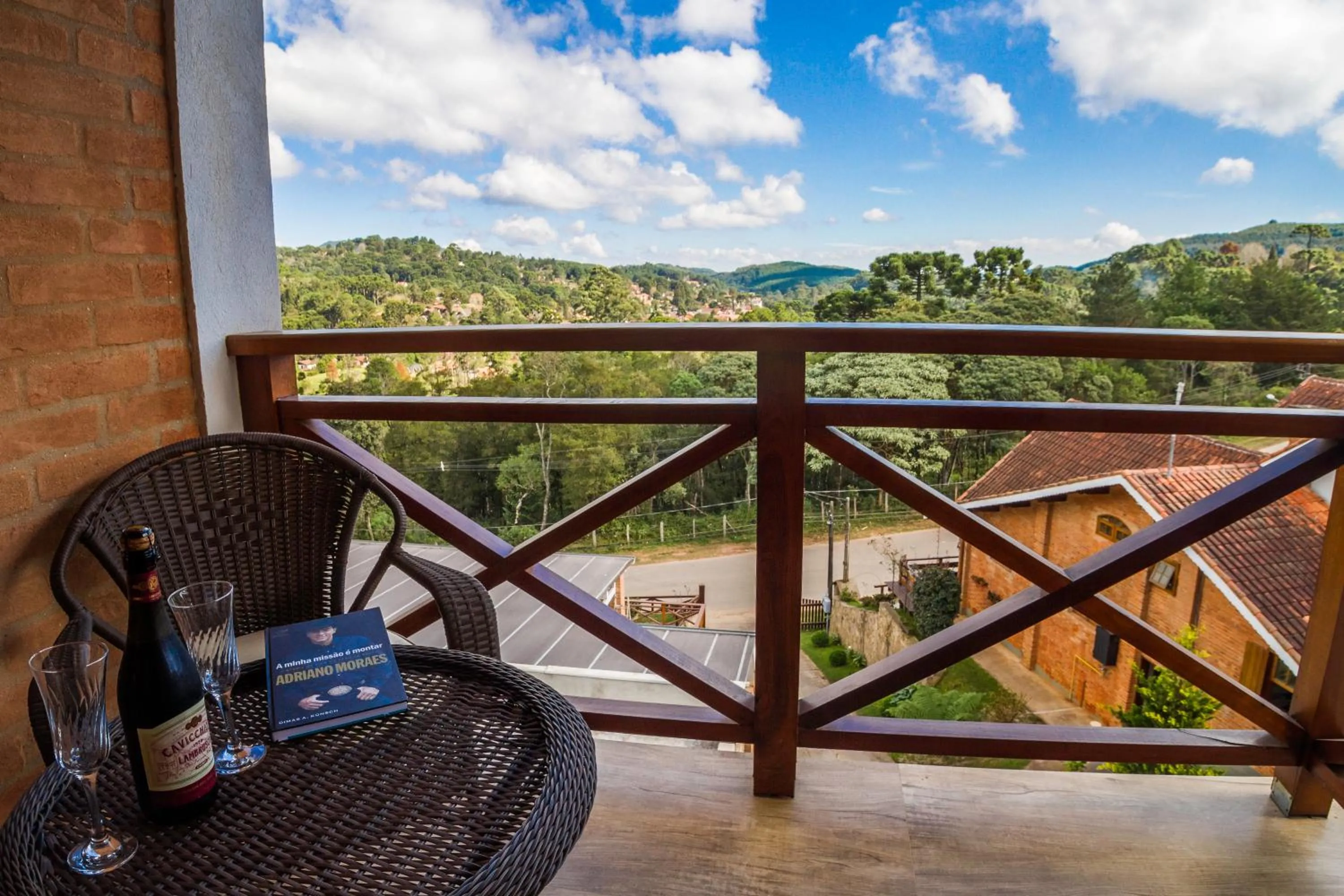 Balcony/Terrace in Pousada Suiça Mineira Centro