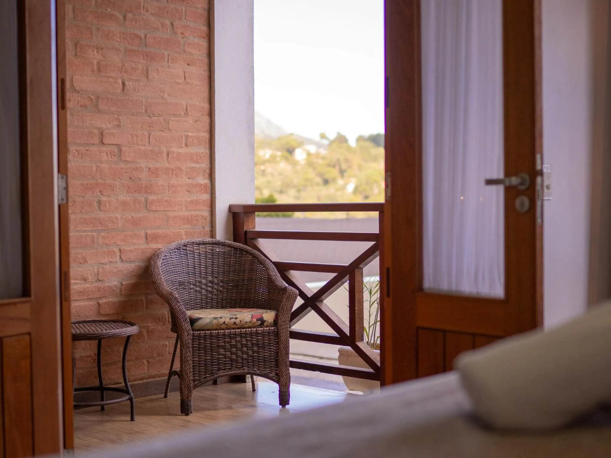 Balcony/Terrace in Pousada Suiça Mineira Centro