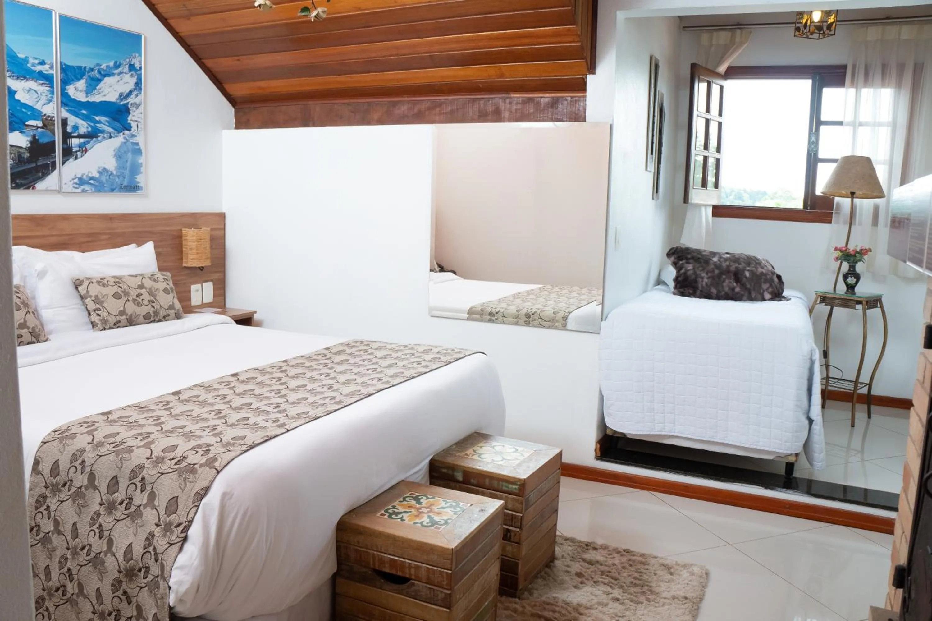 Bedroom, Bed in Pousada Suiça Mineira Centro