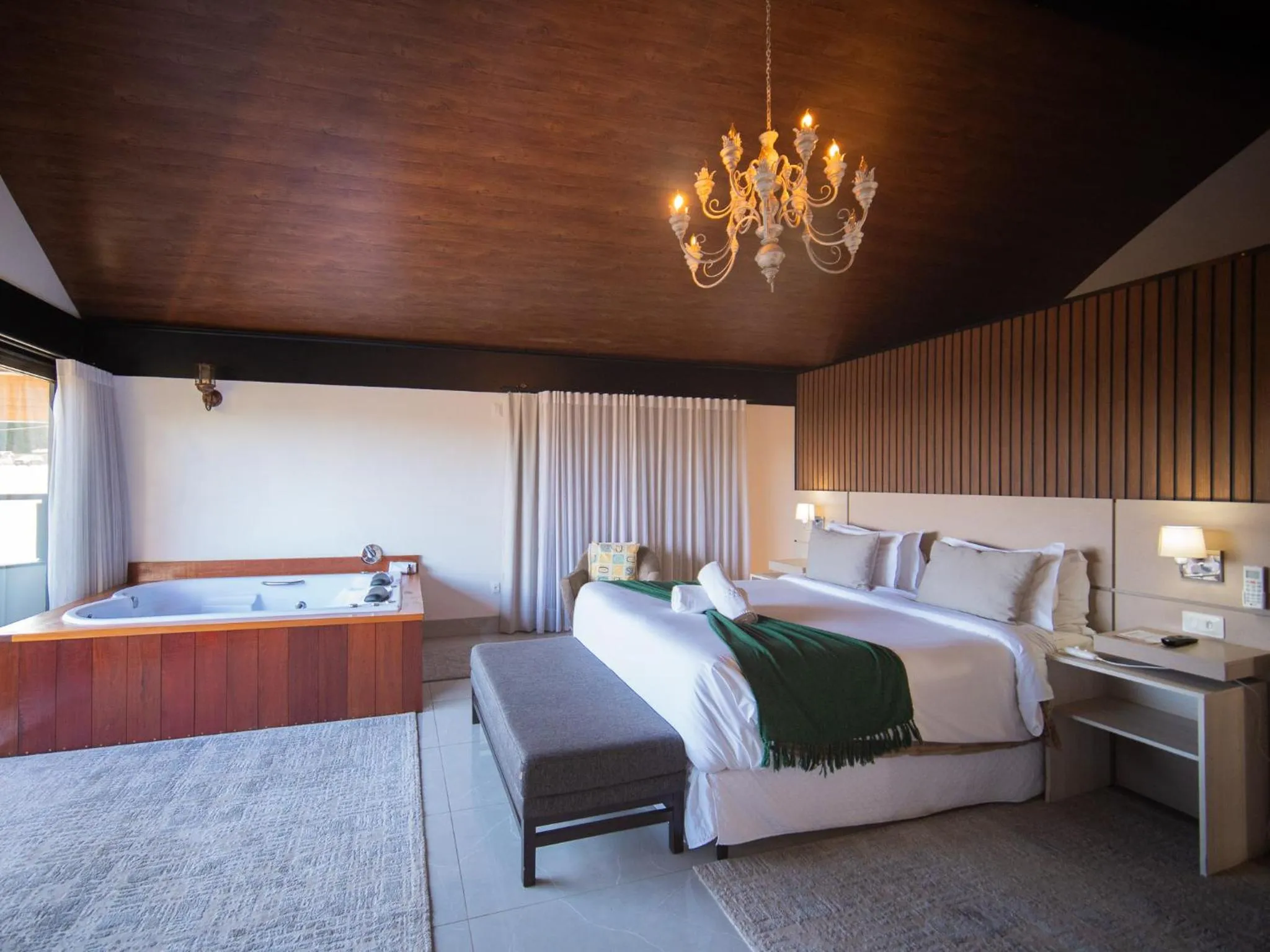 Bed in Pousada Suiça Mineira Centro