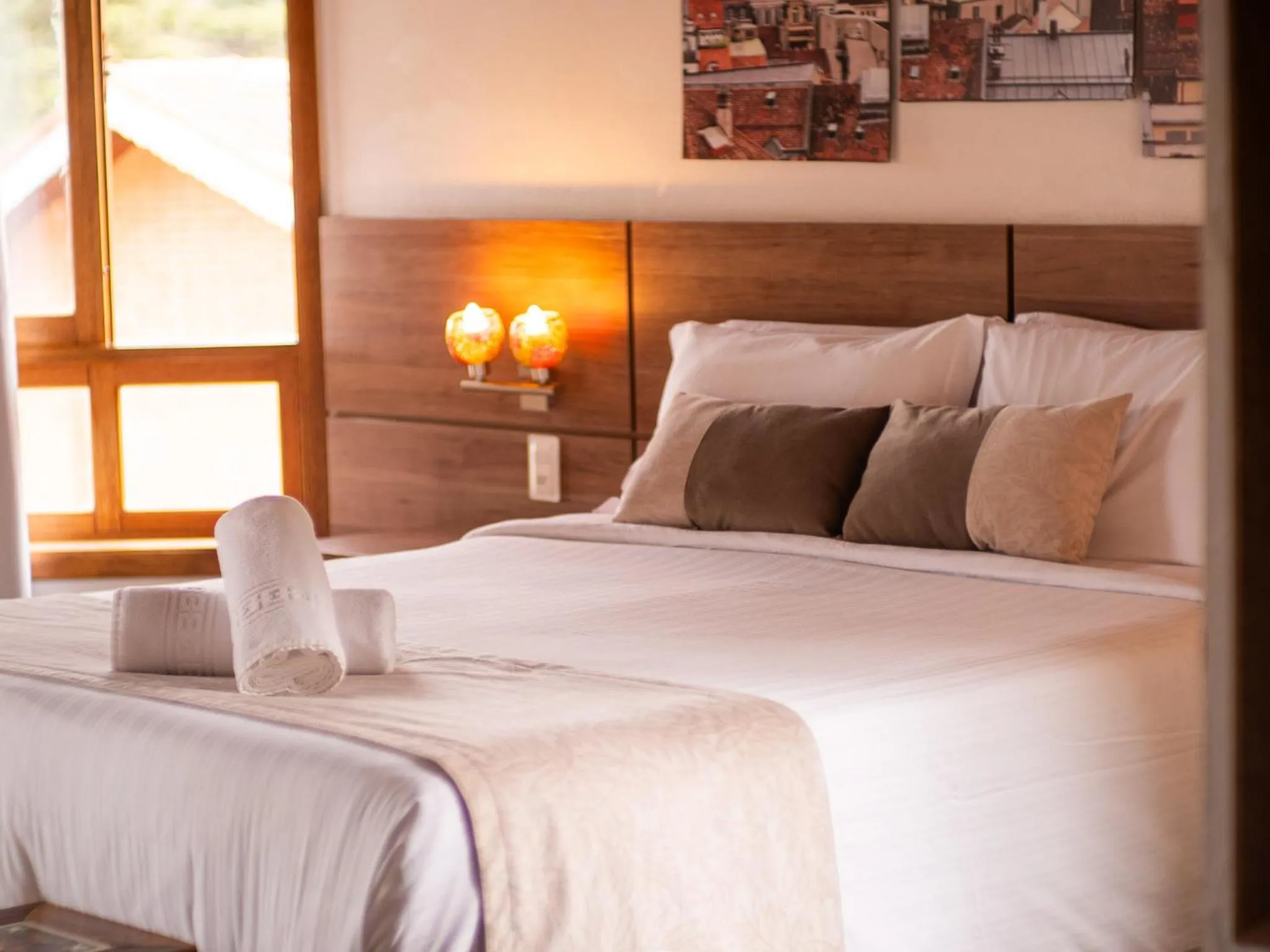 Bed in Pousada Suiça Mineira Centro