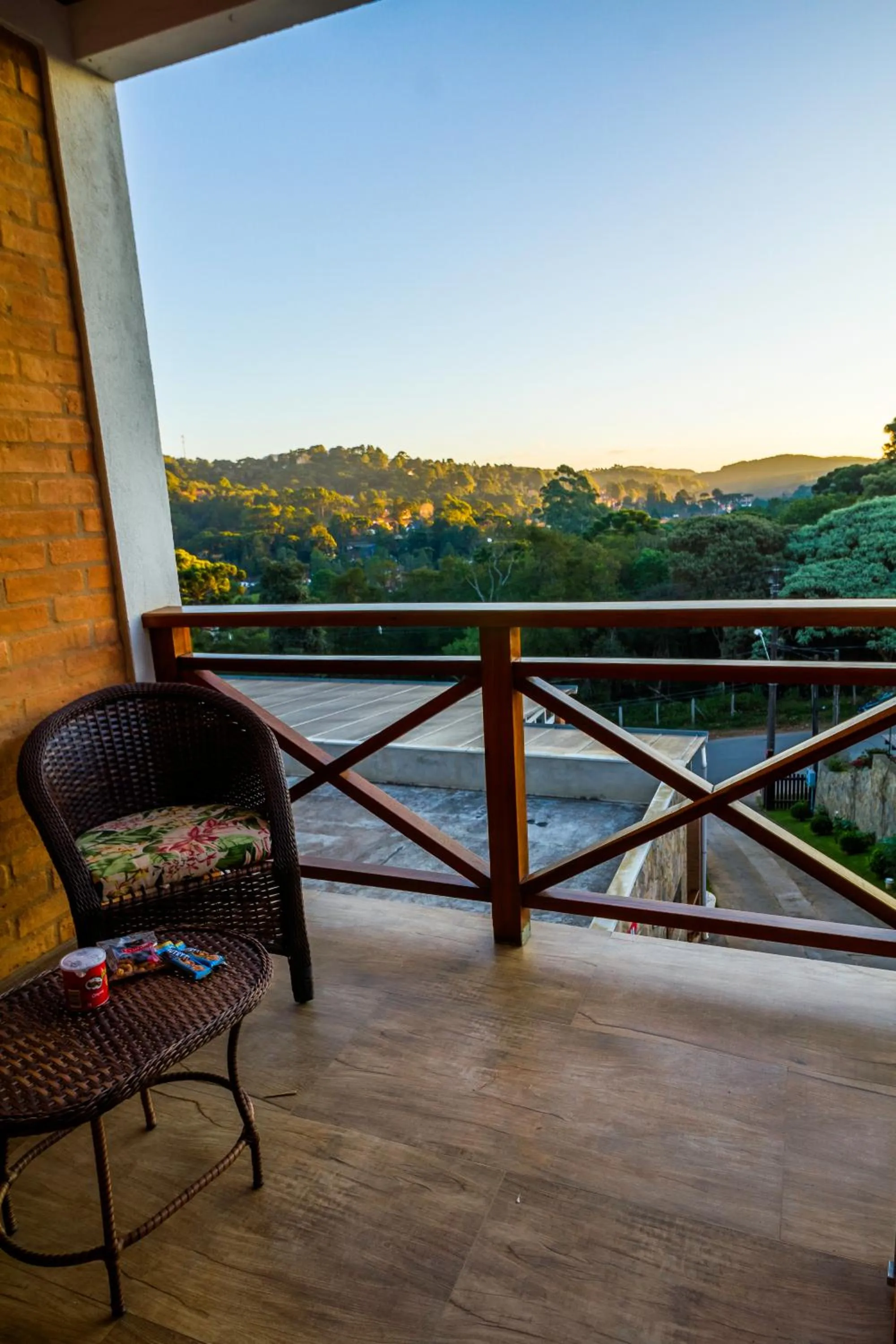 Balcony/Terrace in Pousada Suiça Mineira Centro