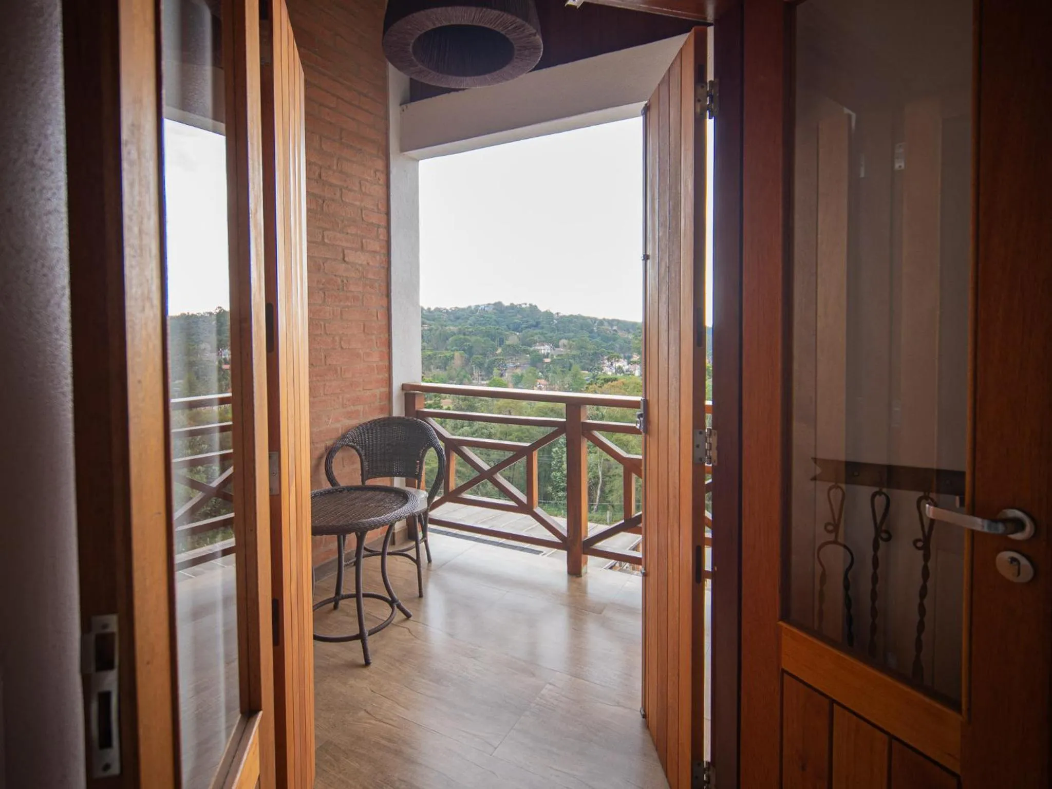 Balcony/Terrace in Pousada Suiça Mineira Centro