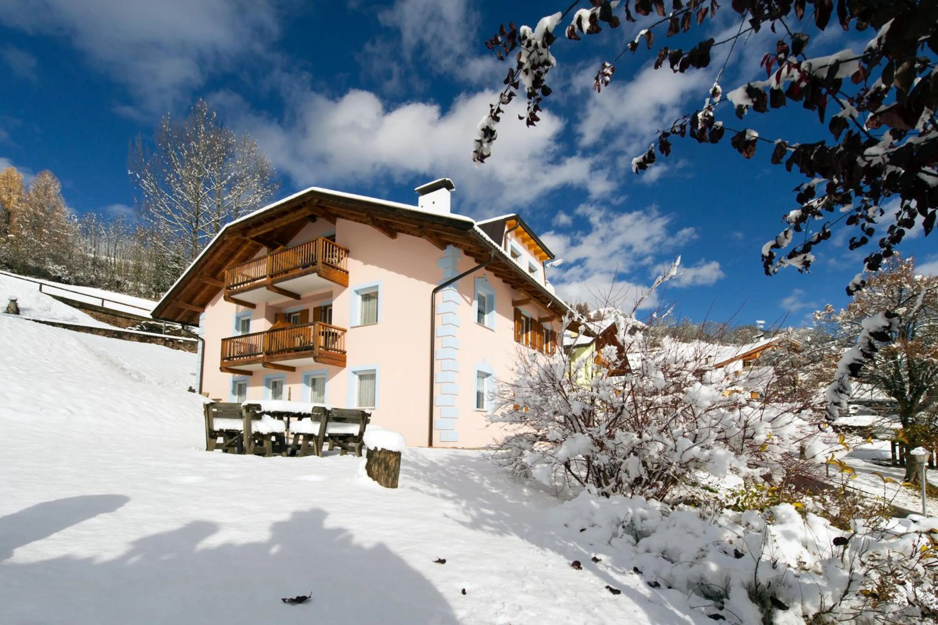 Mountain view in Residence Villa Boschetto