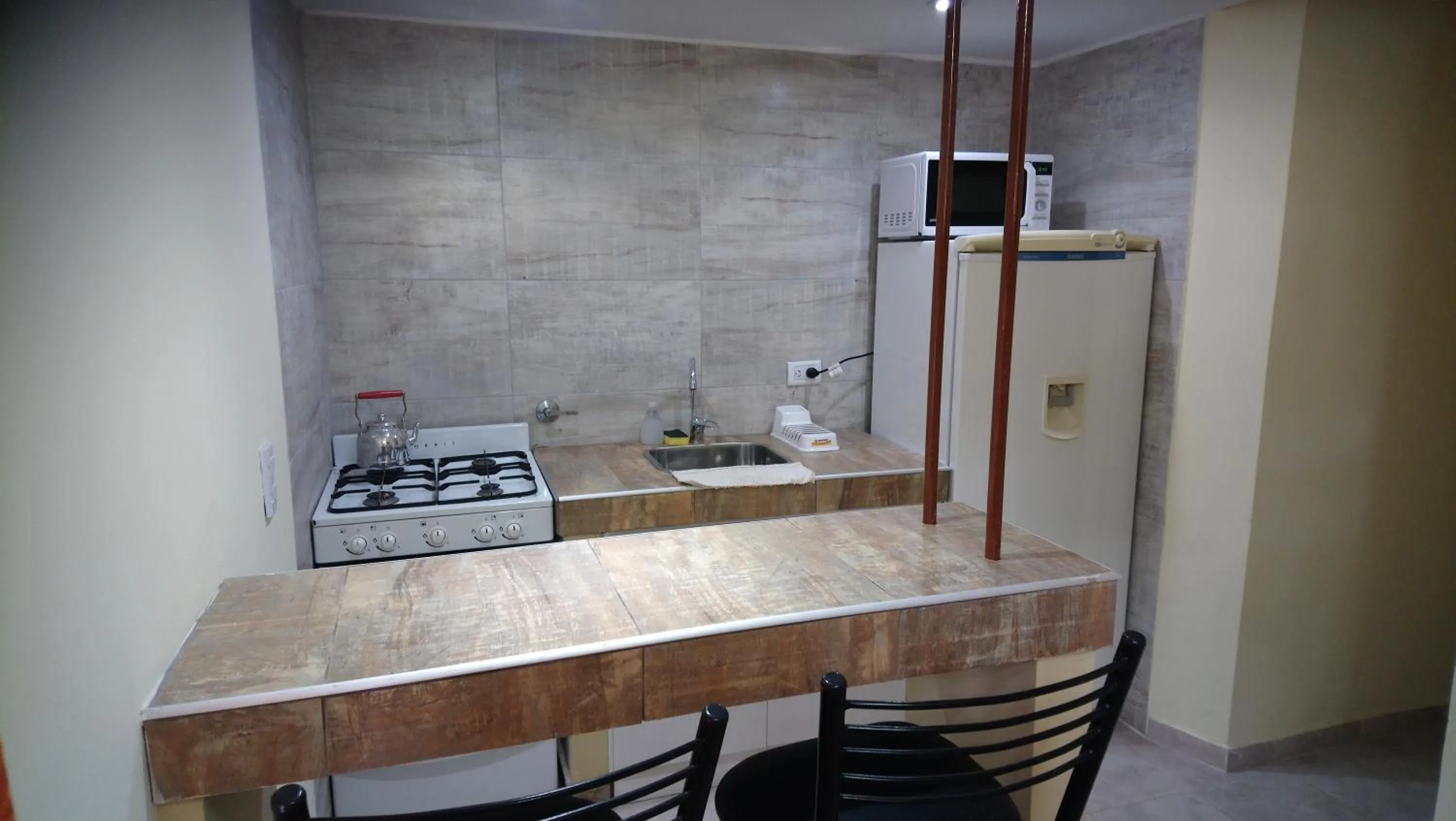 Kitchen or kitchenette in San Bernardo Aparts