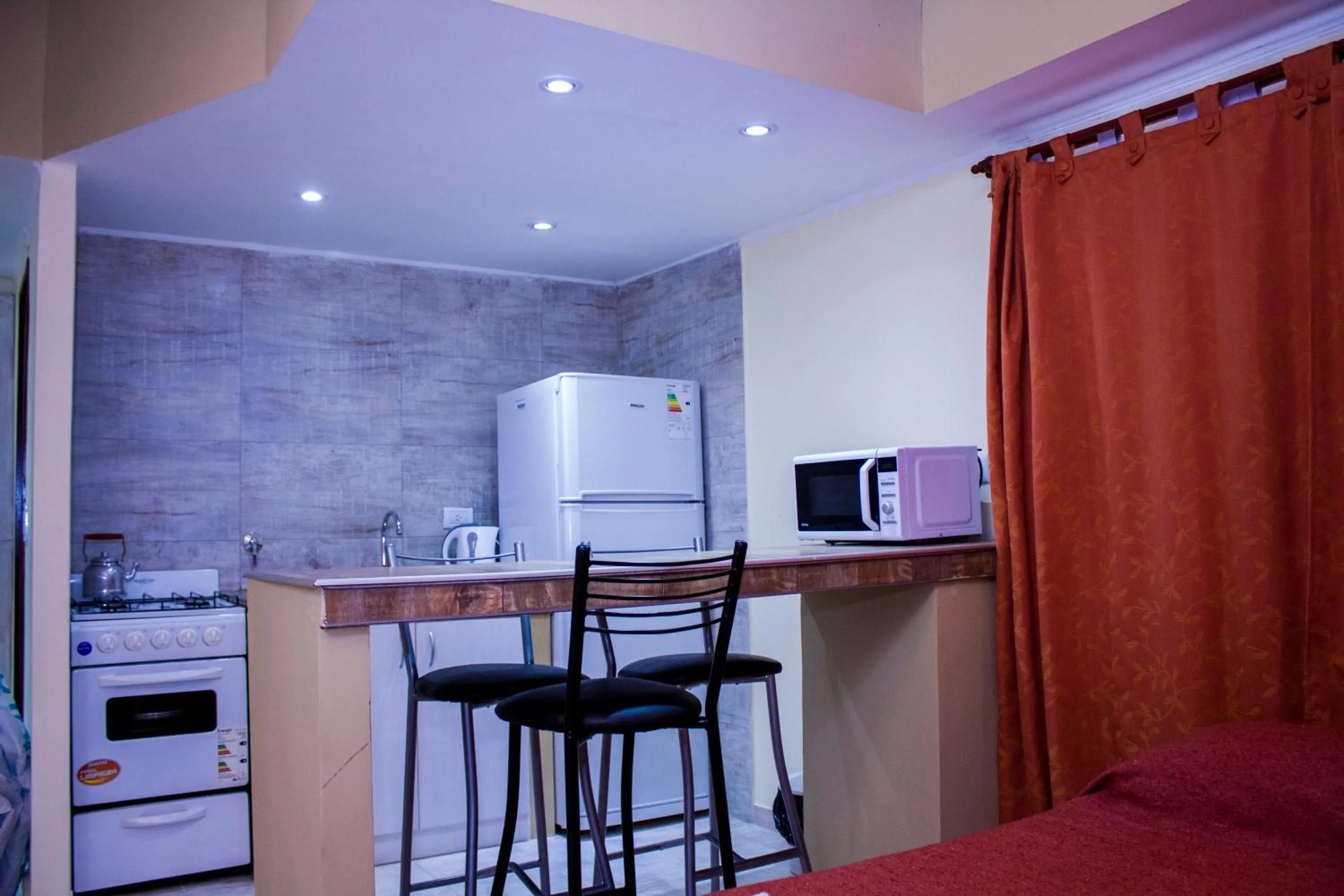 Kitchen or kitchenette in San Bernardo Aparts