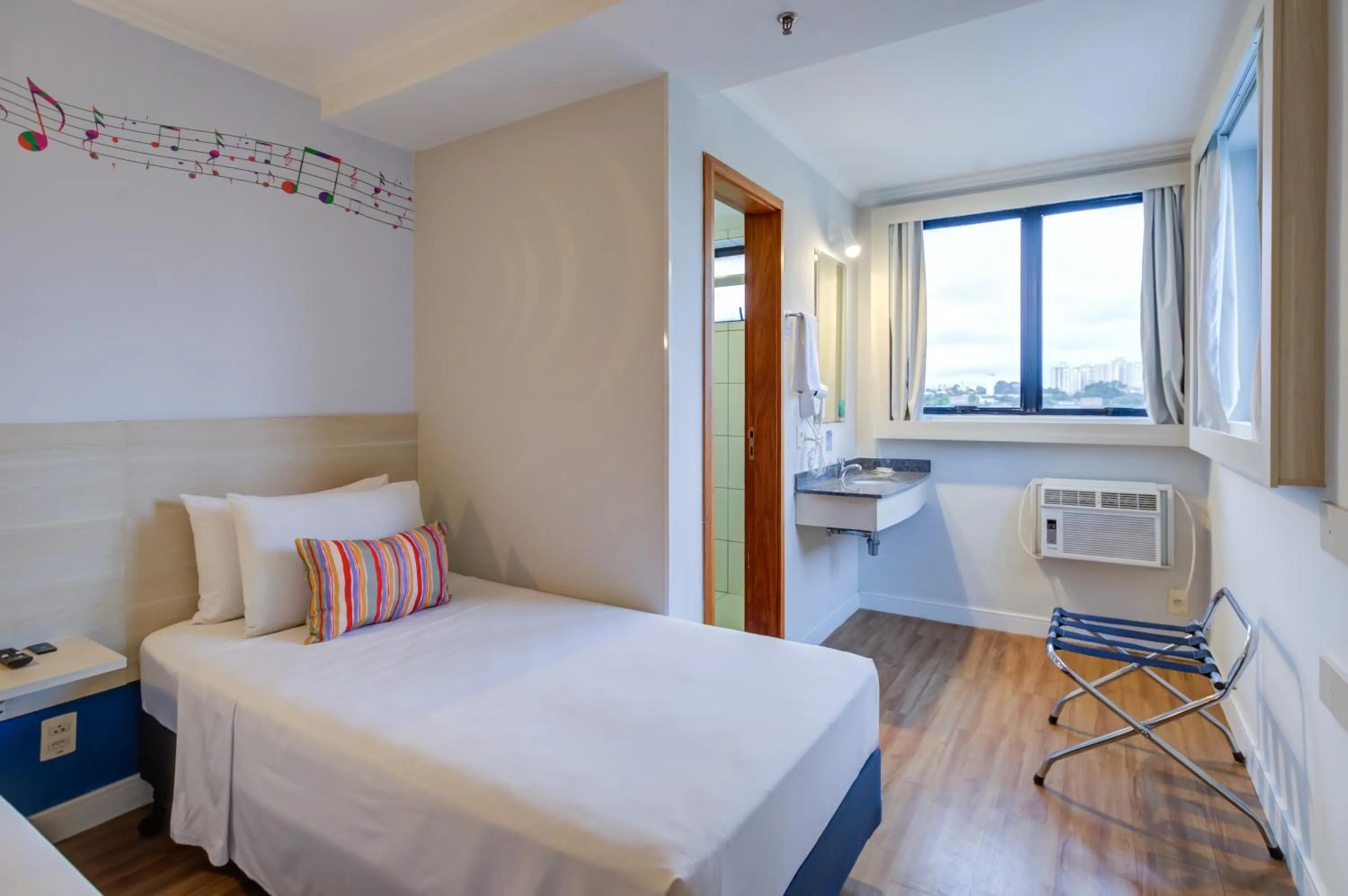 View (from property/room), Bed in Transamerica Fit Villa Lobos