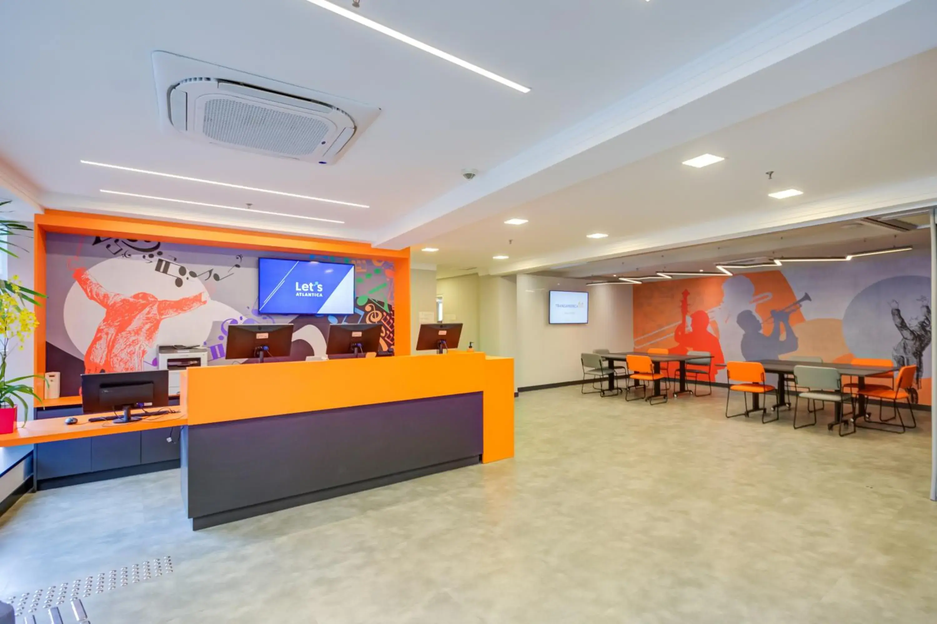 Lobby or reception in Transamerica Fit Villa Lobos Lobby or reception in Transamerica Fit Villa Lobos