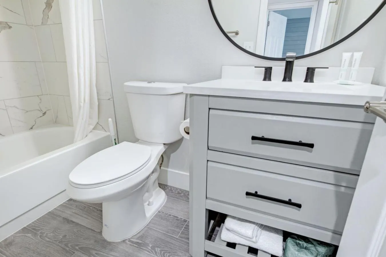 Bathroom in Pocono Mountain Villas by Exploria Resorts