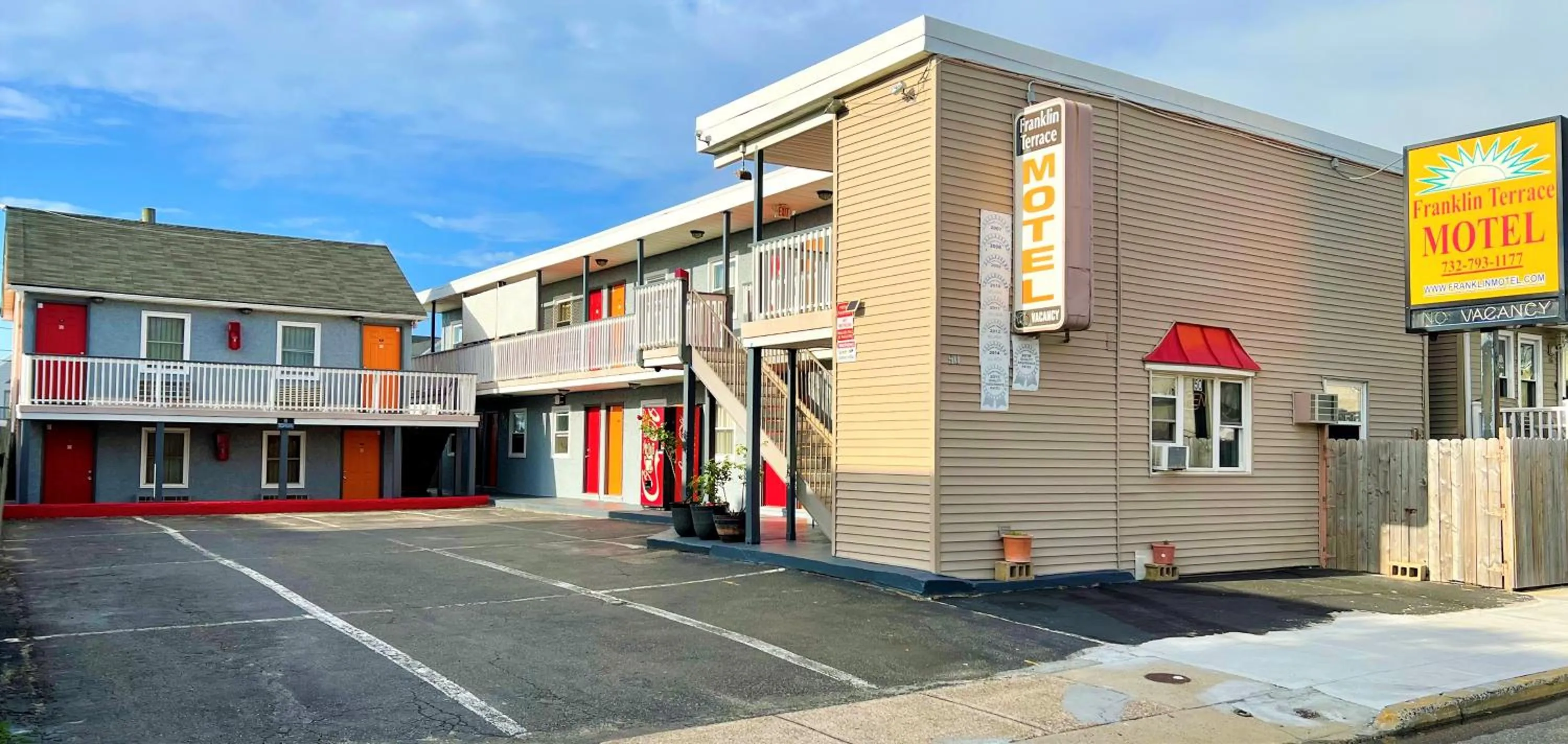 Property building in Franklin Terrace Motel