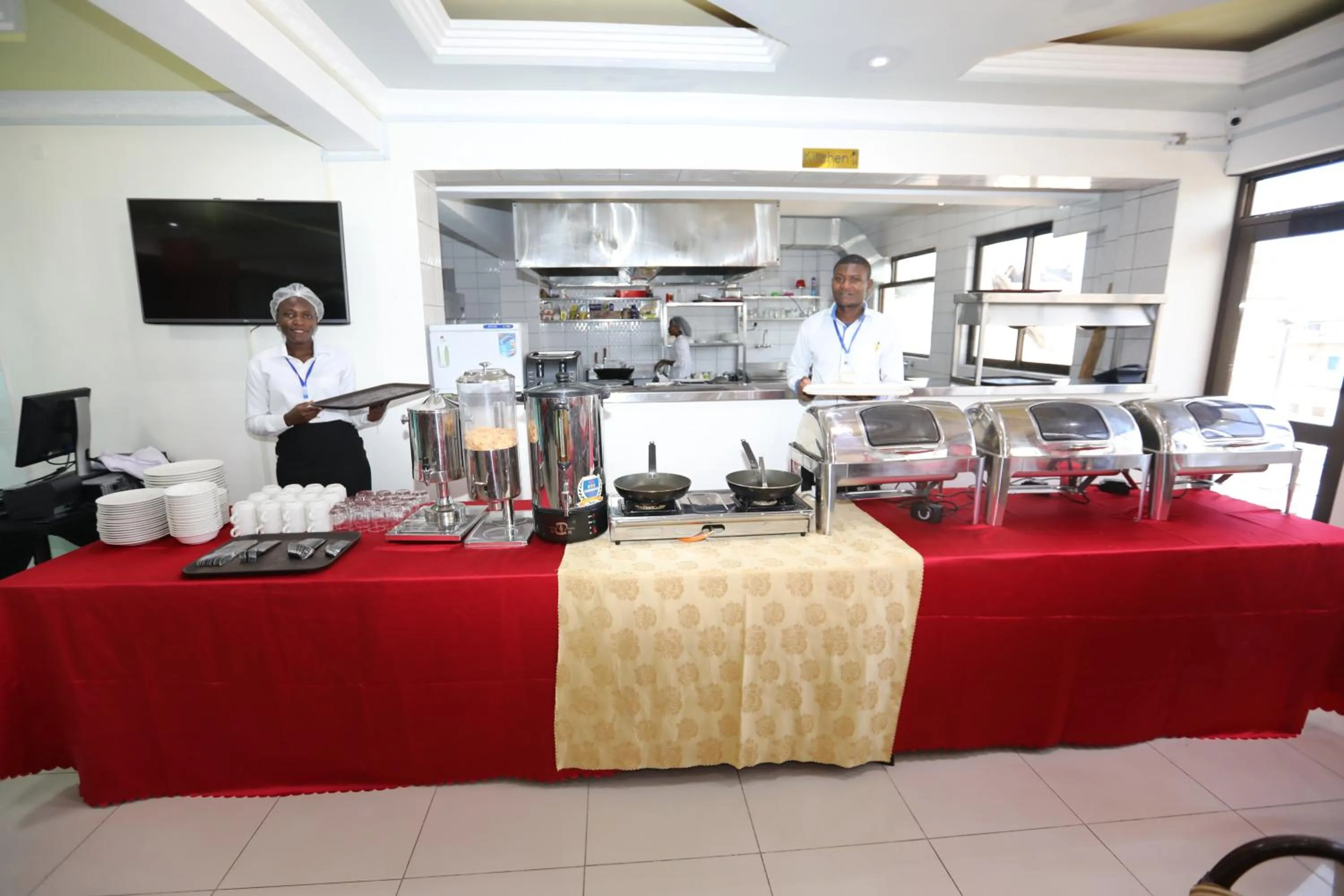 Staff in Sheratton Regency Hotel