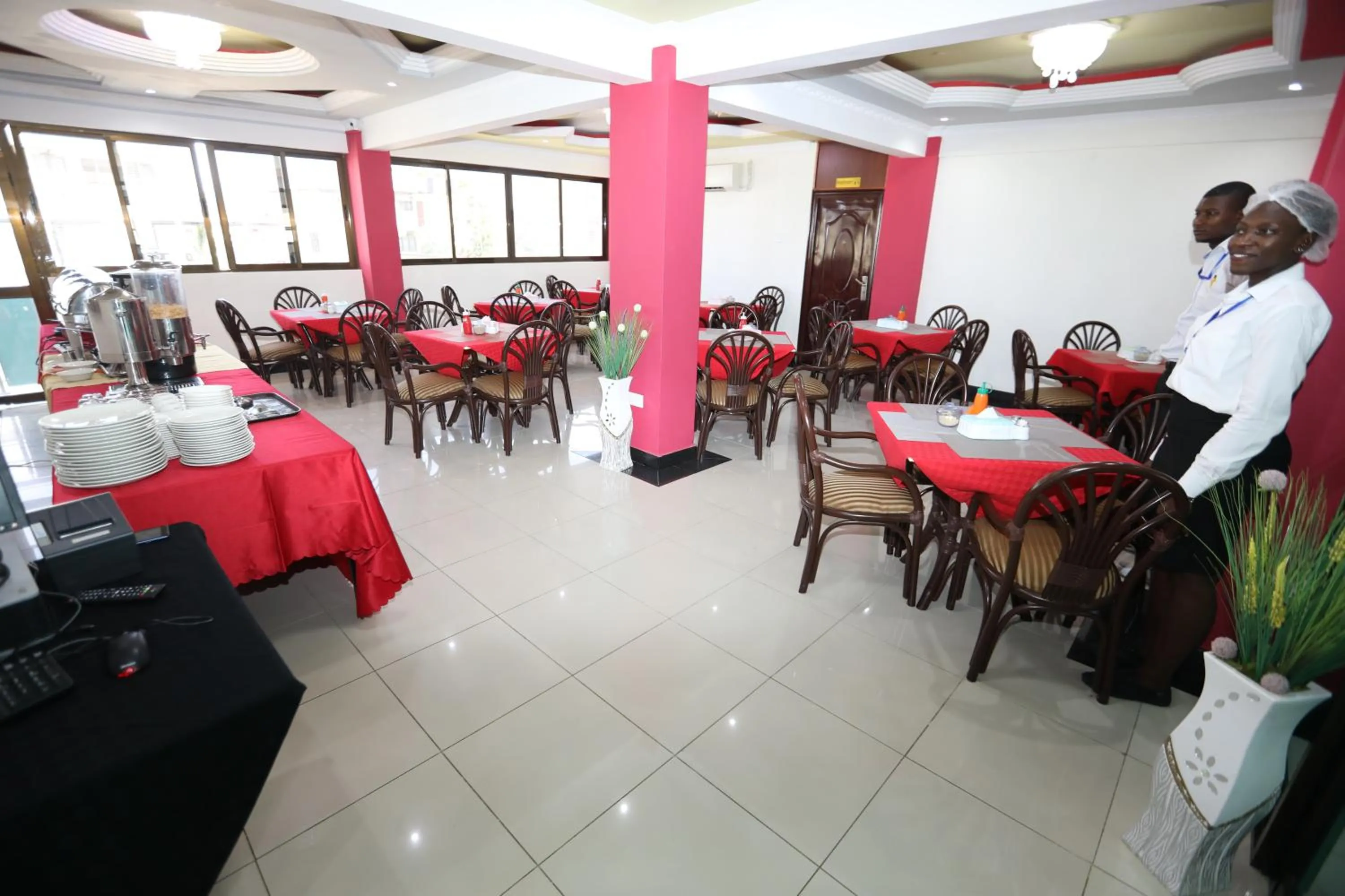 Staff in Sheratton Regency Hotel