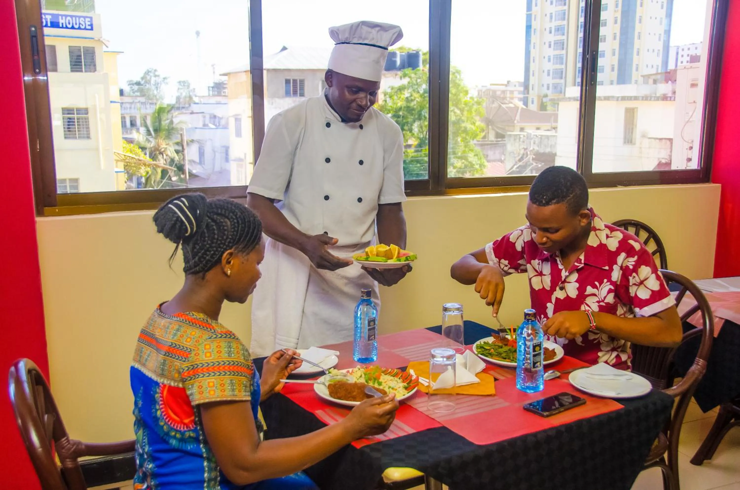 Food and drinks in Sheratton Regency Hotel