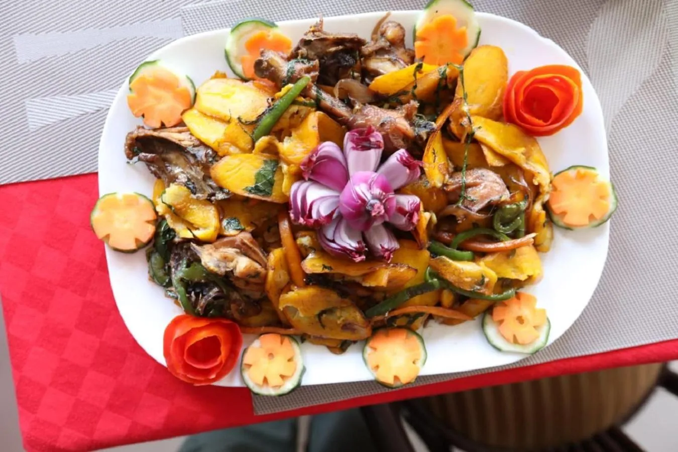 Food close-up in Sheratton Regency Hotel