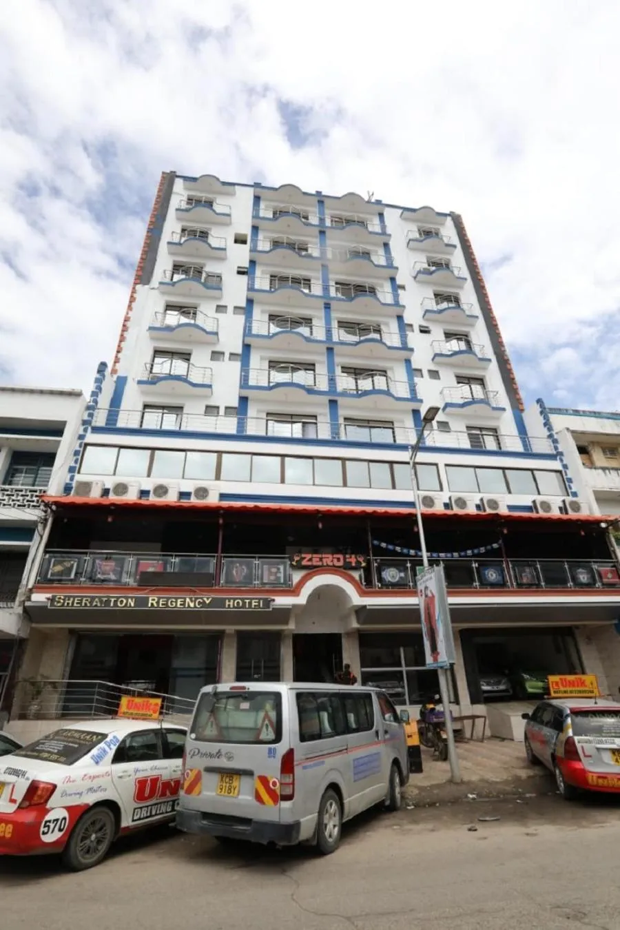 Facade/entrance in Sheratton Regency Hotel