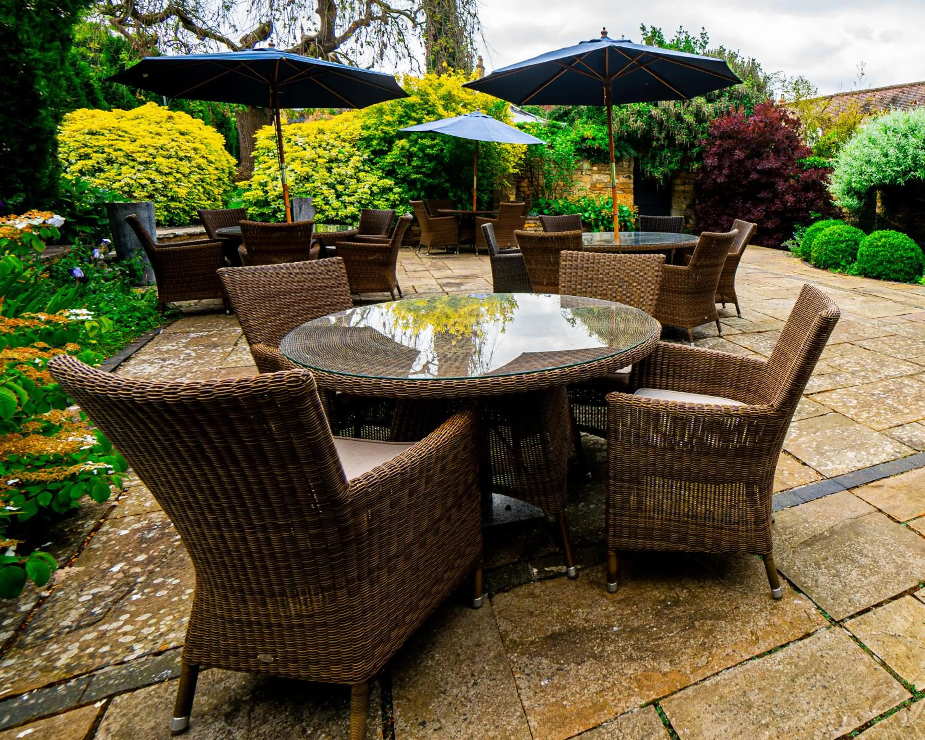 Garden in Cotswold House Hotel and Spa - "A Bespoke Hotel"