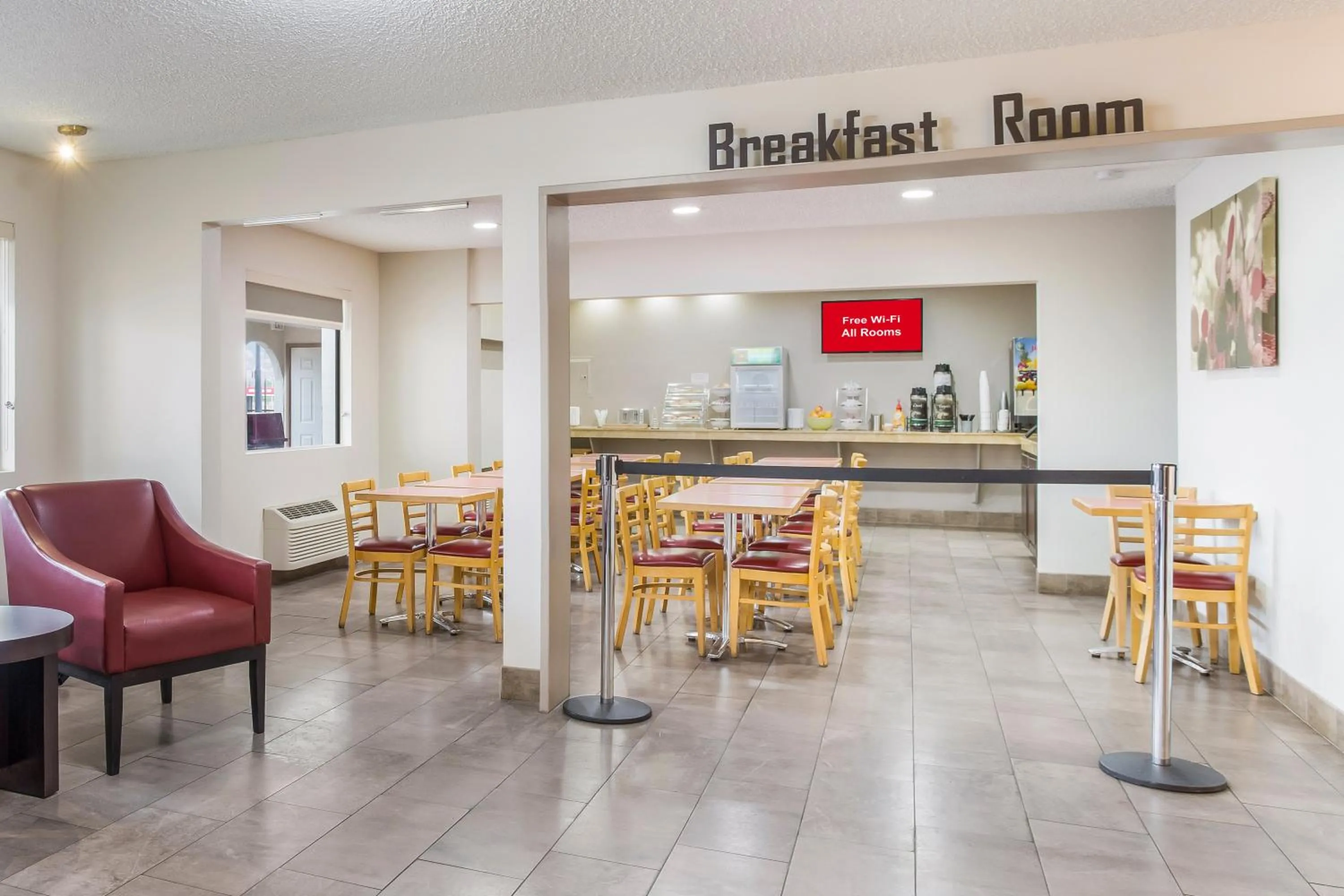 Breakfast in Red Roof Inn Albuquerque - Midtown