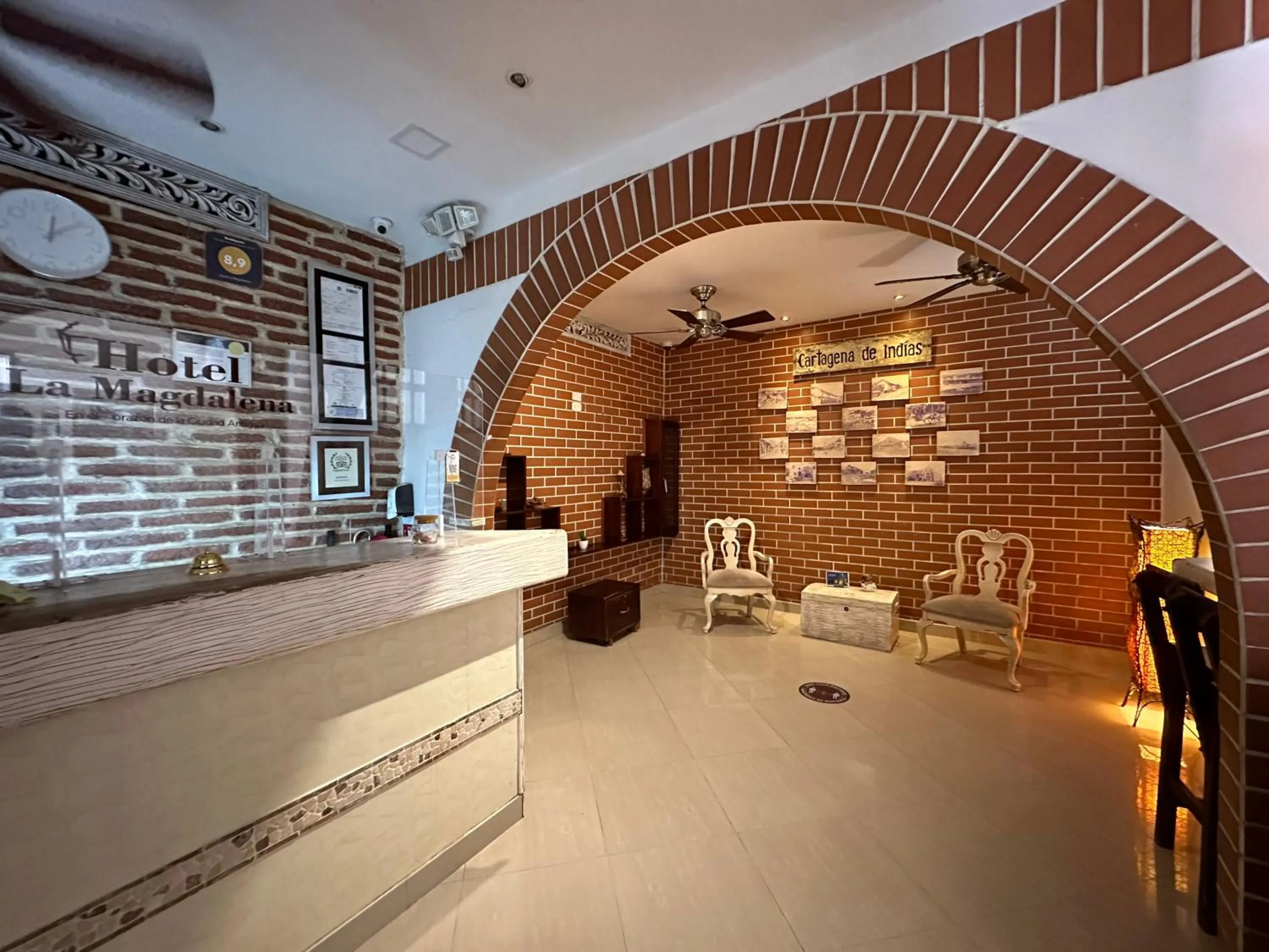 Area and facilities in Hotel La Magdalena