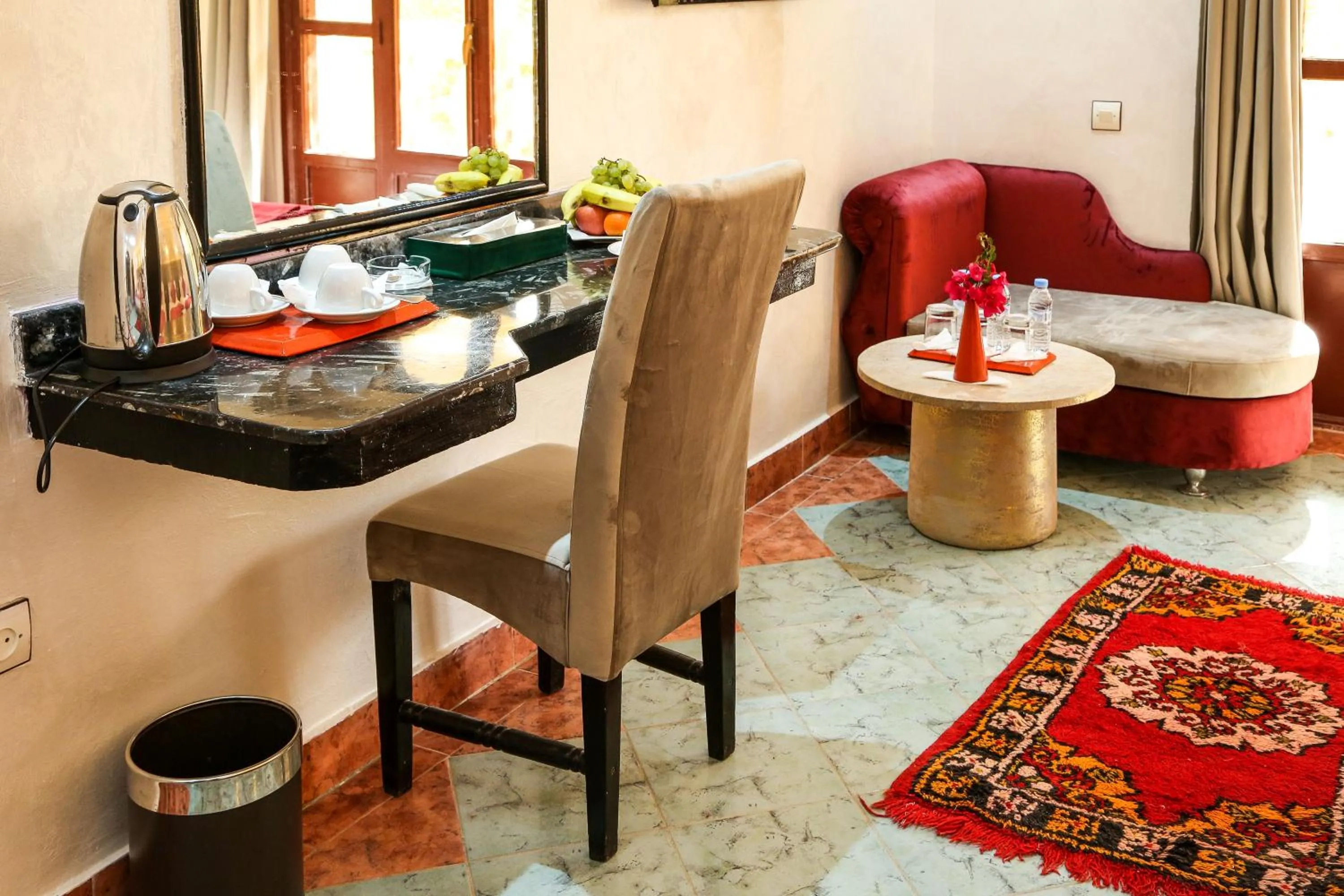 Seating area in Erfoud Palace