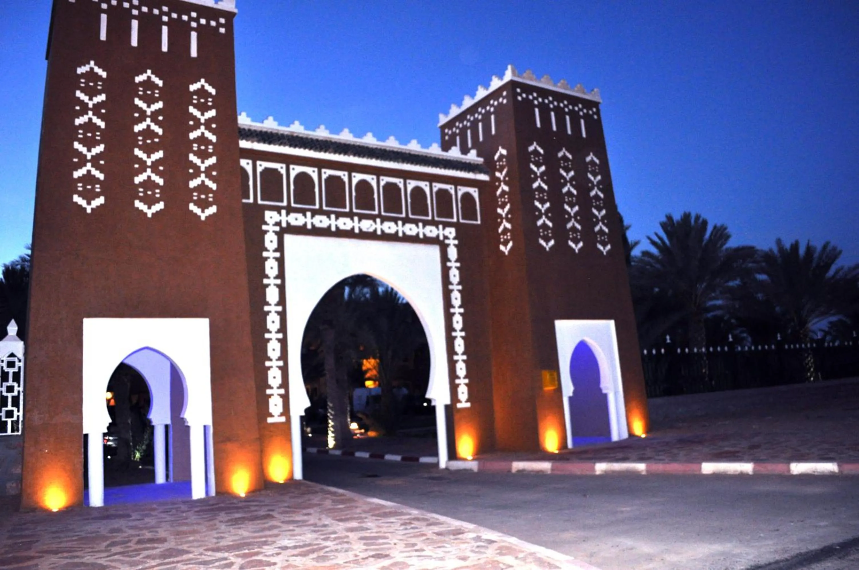 Facade/entrance in Erfoud Palace