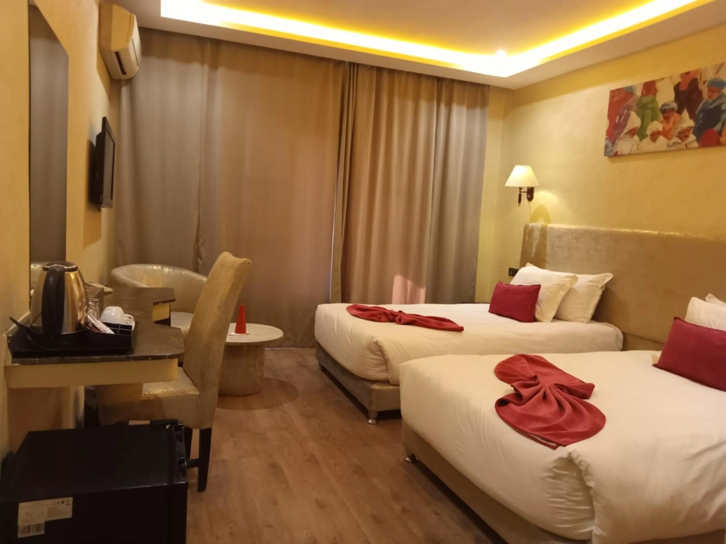 Bedroom, Bed in Erfoud Palace