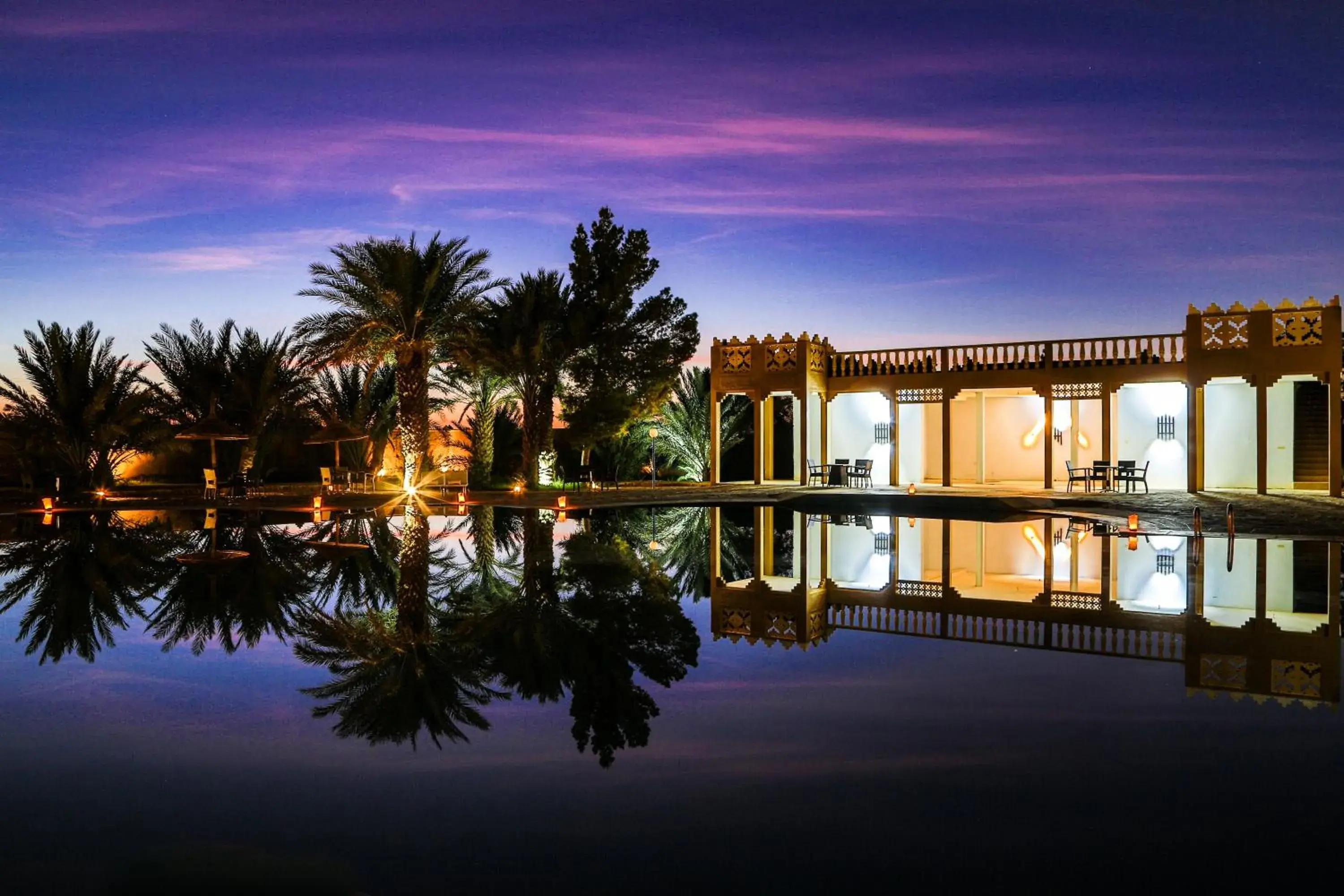 Swimming pool in Erfoud Palace Swimming pool in Erfoud Palace