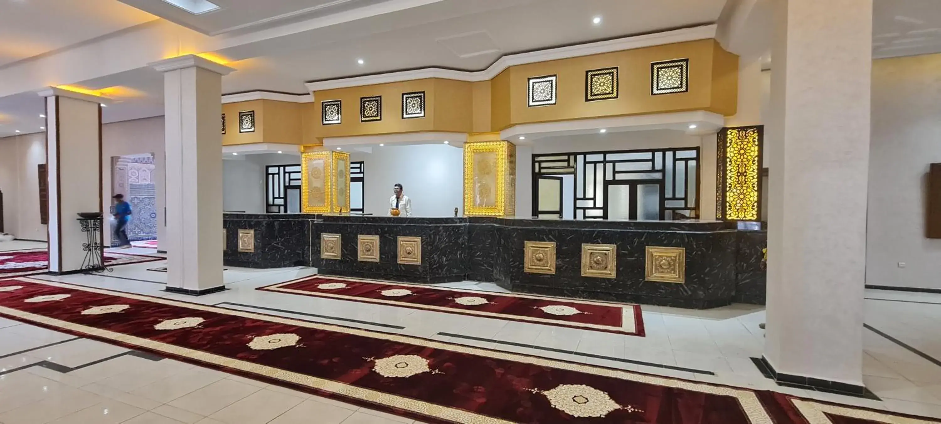 Lobby or reception in Erfoud Palace Lobby or reception in Erfoud Palace