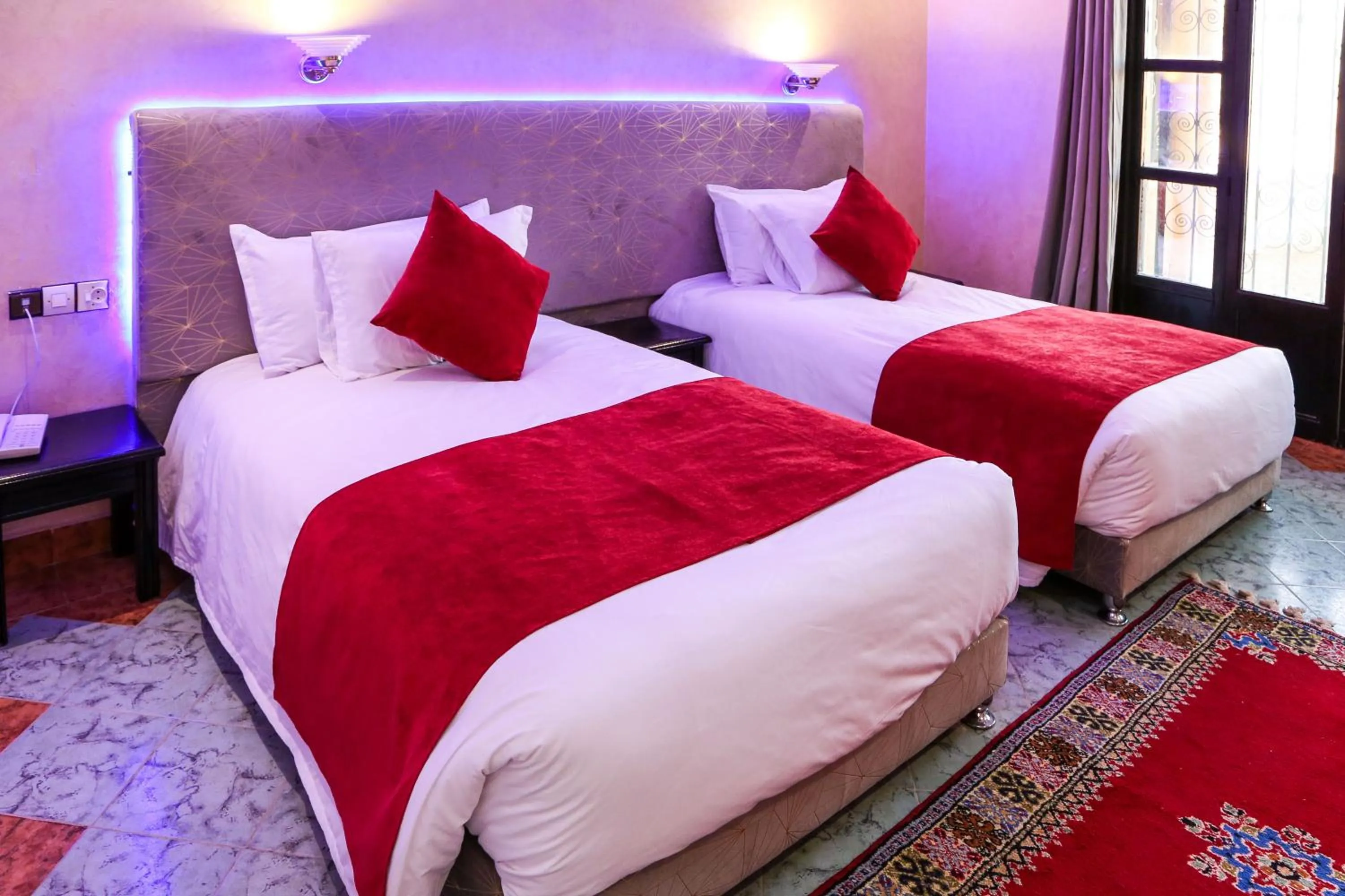 Bed in Erfoud Palace