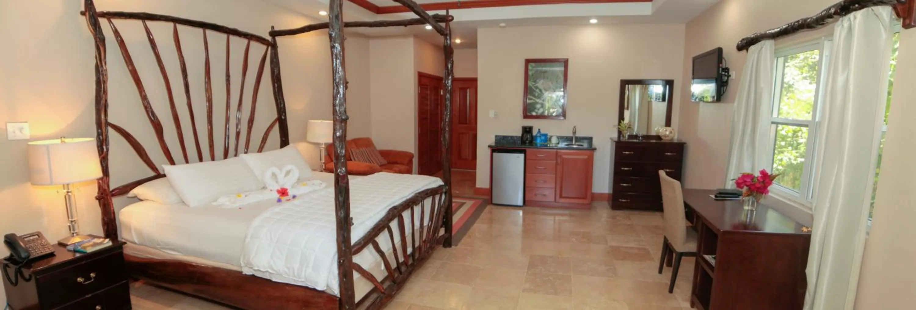 Photo of the whole room, Bed in Black Orchid Resort