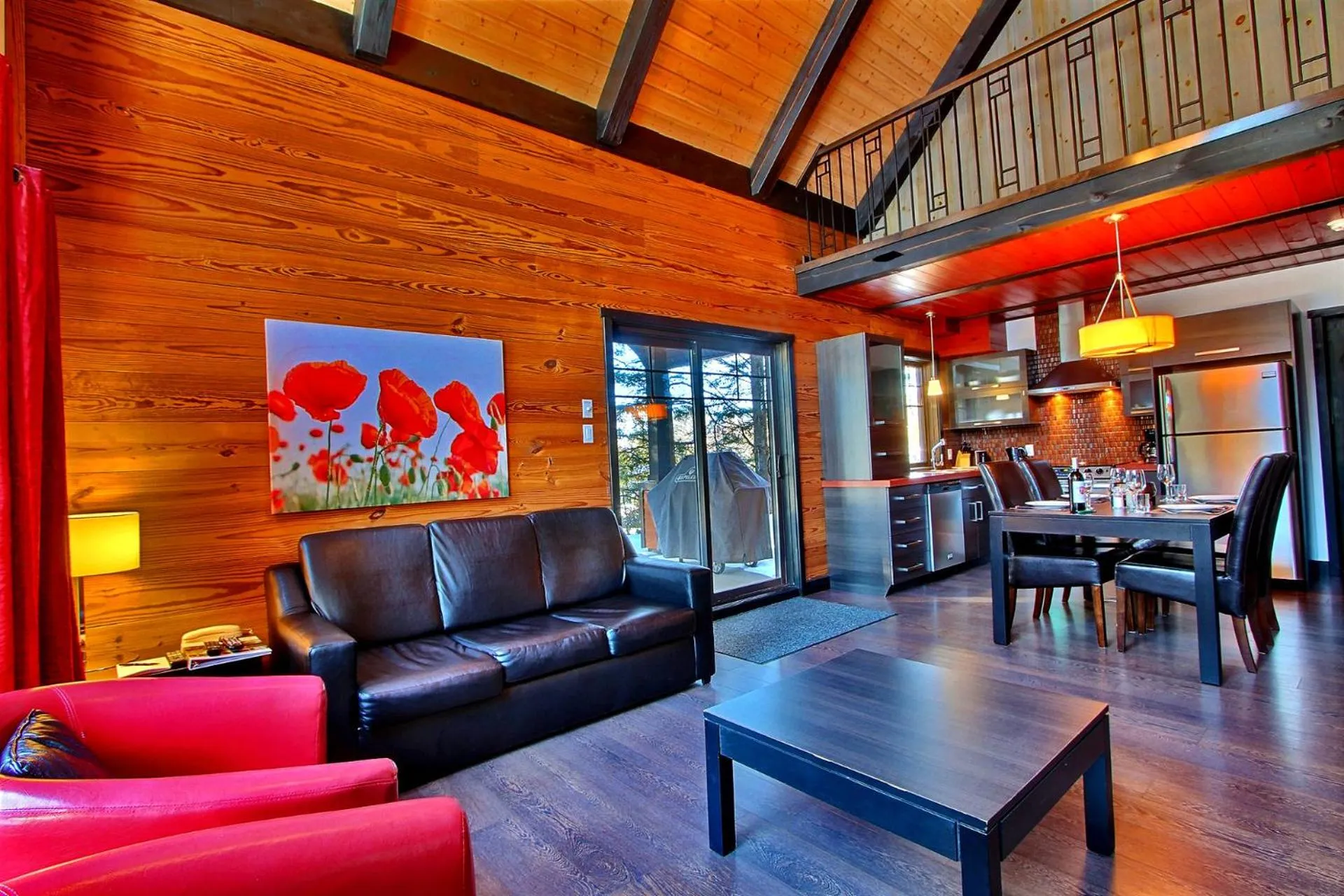 Living room in La cache à Maxime