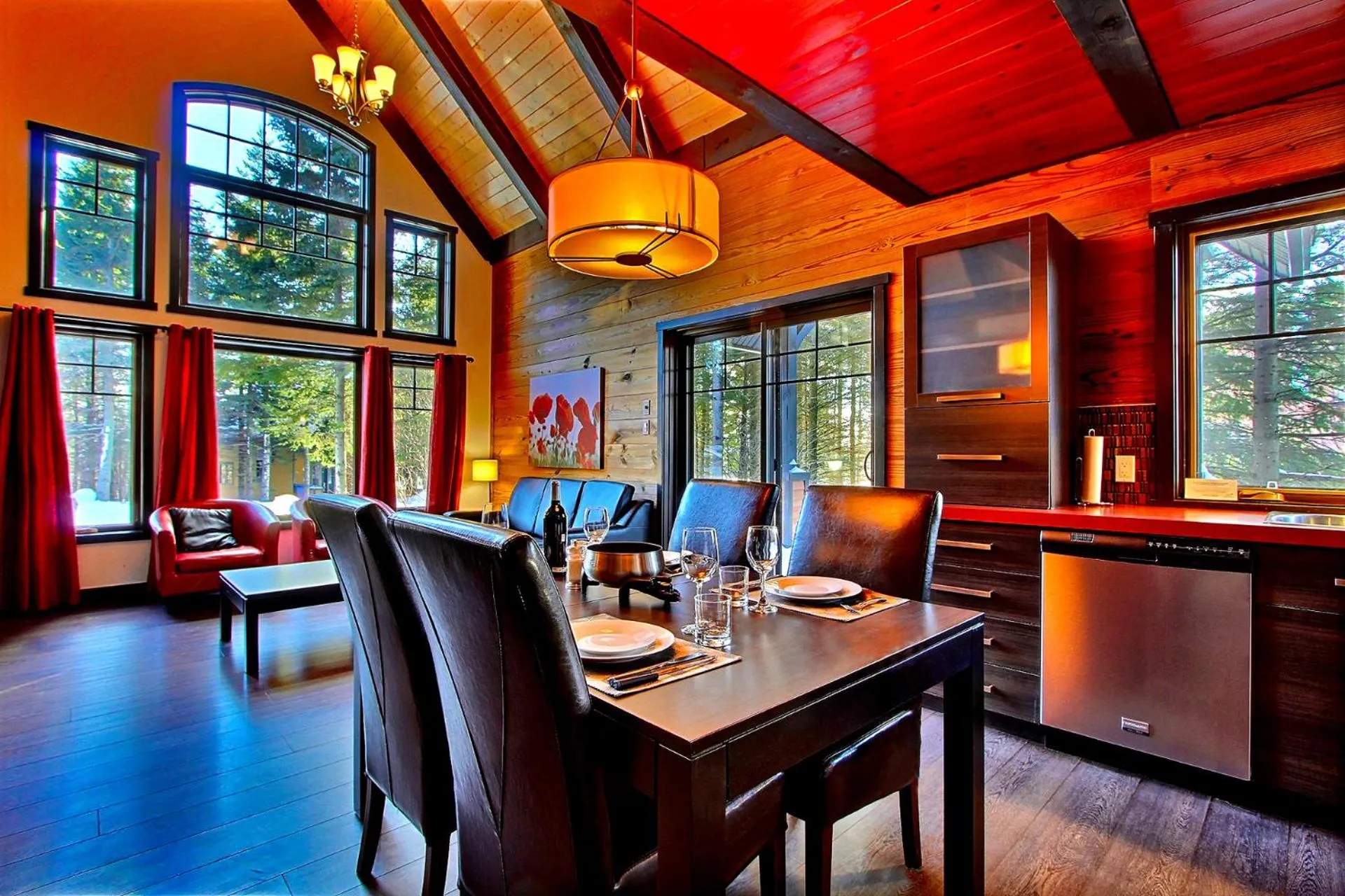 Living room in La cache à Maxime