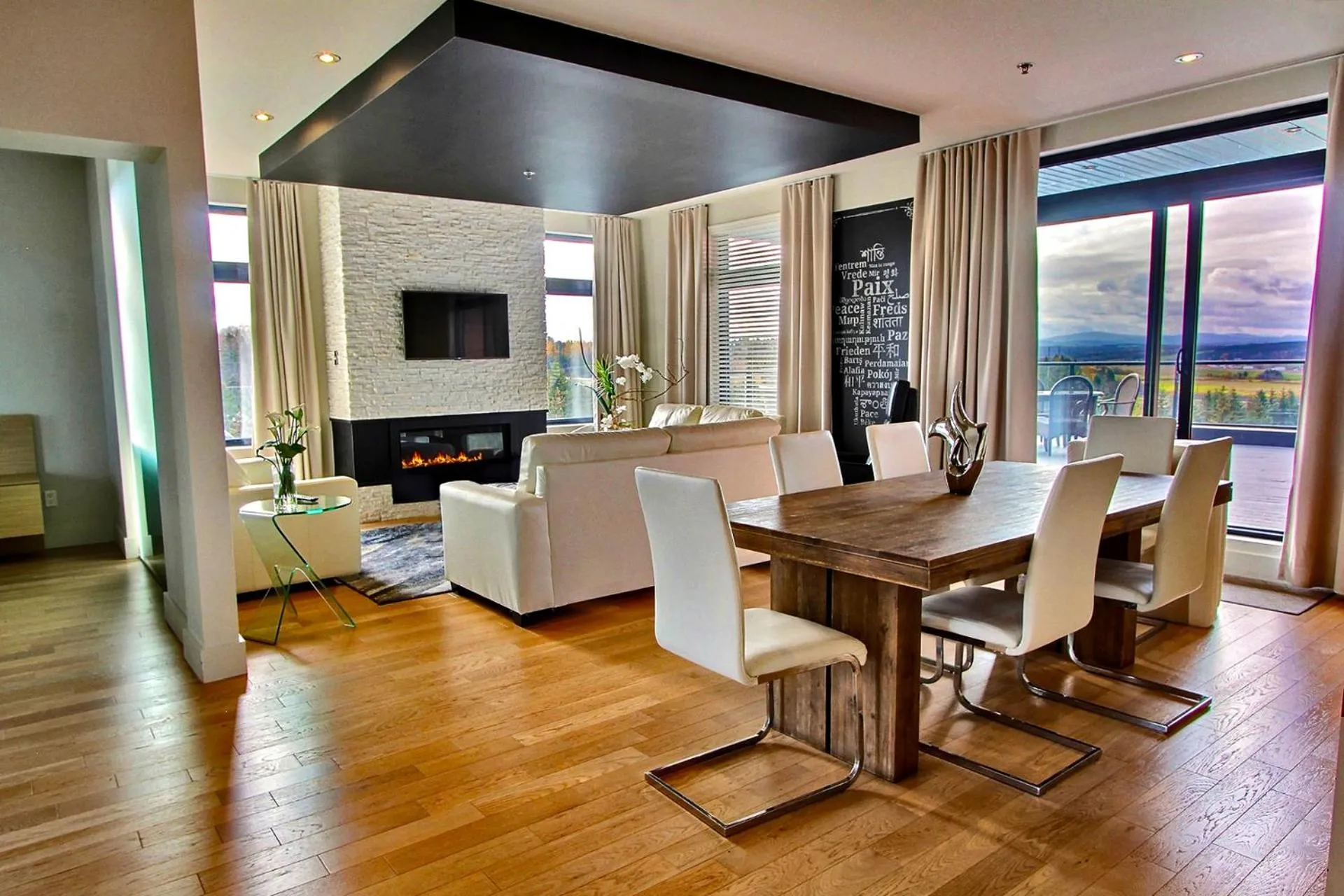 Living room in La cache à Maxime