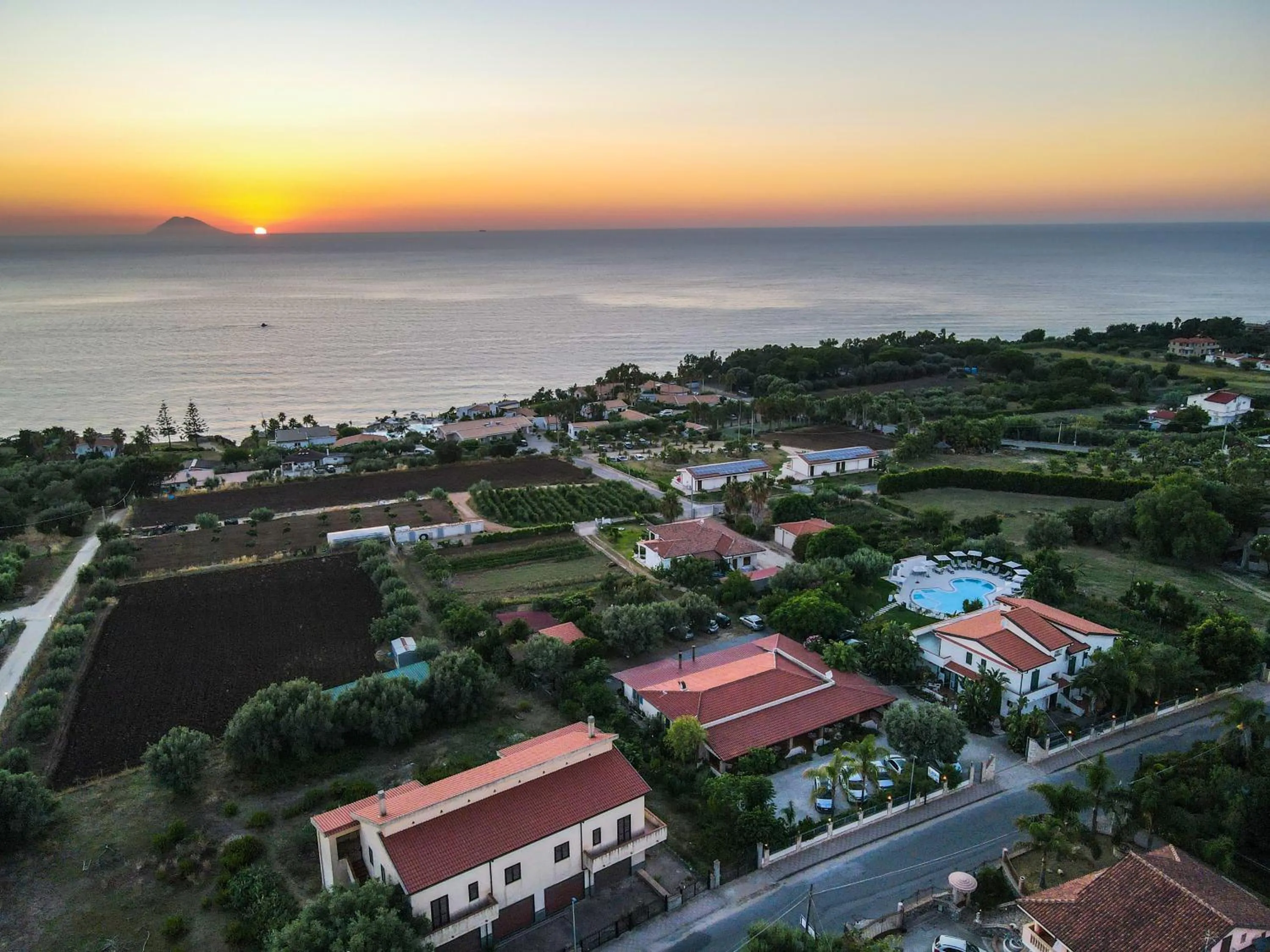 Bird's eye view in Europa rooms and restaurant