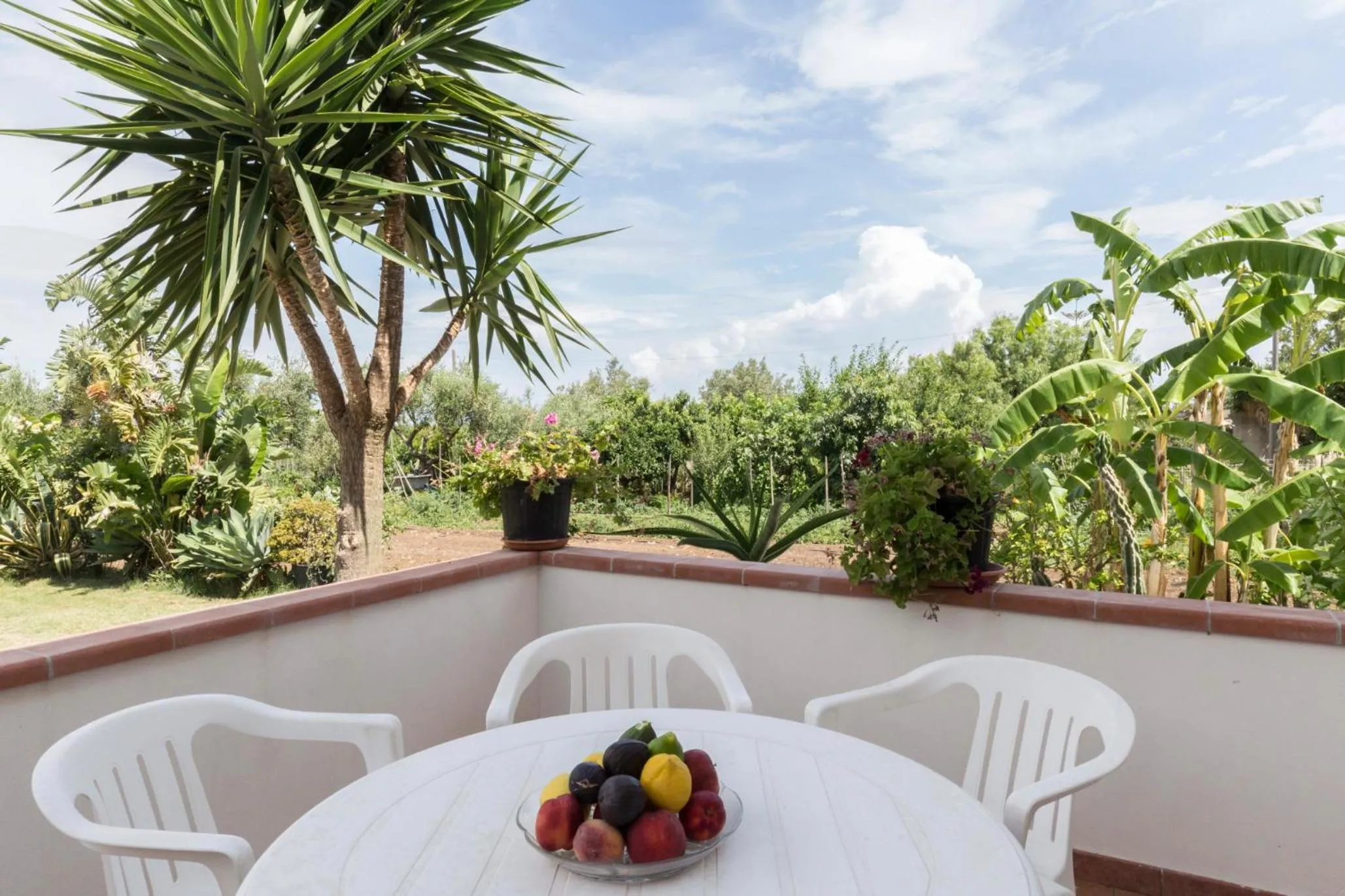 Balcony/Terrace in Europa rooms and restaurant