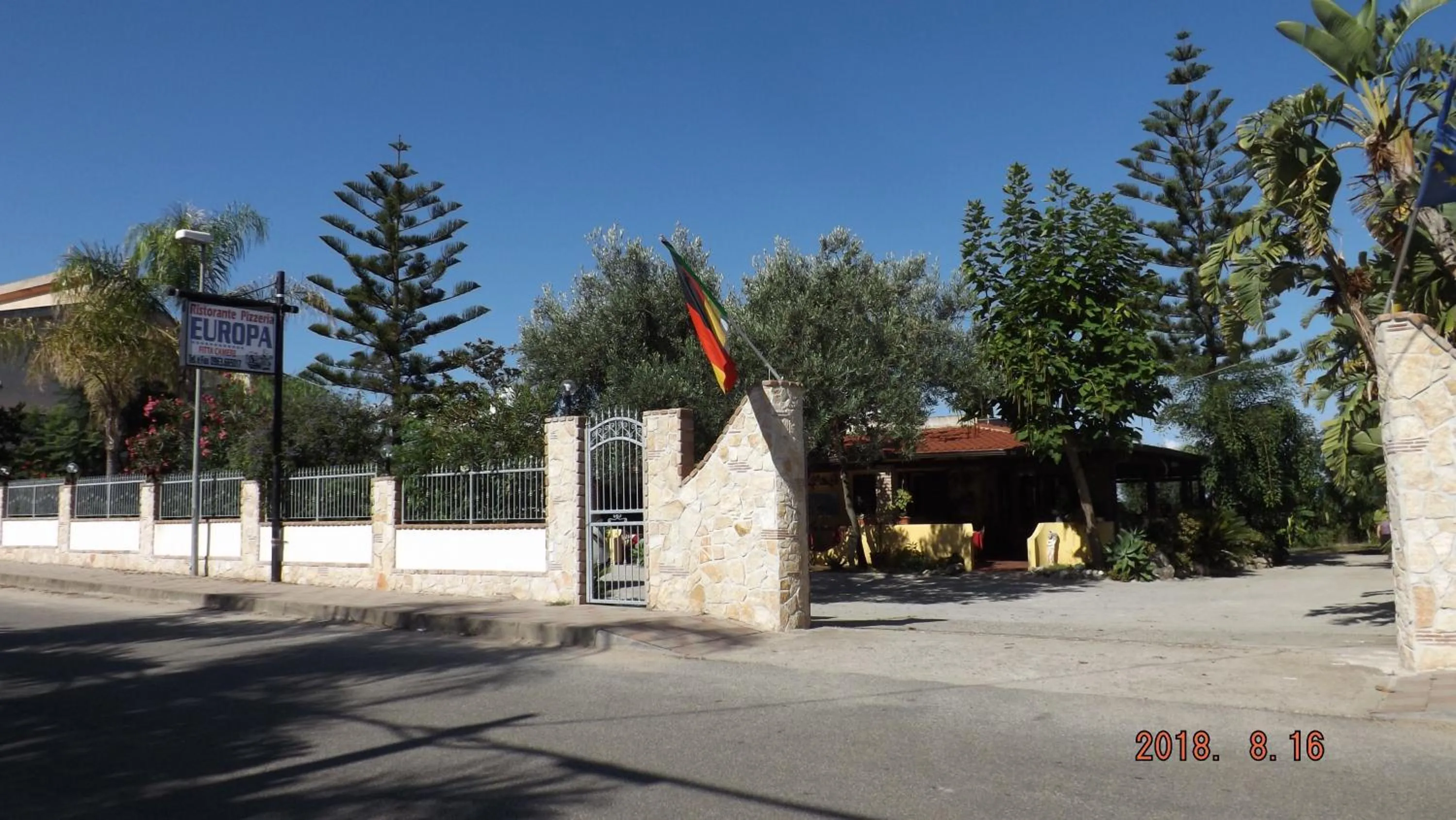Property building in Europa rooms and restaurant