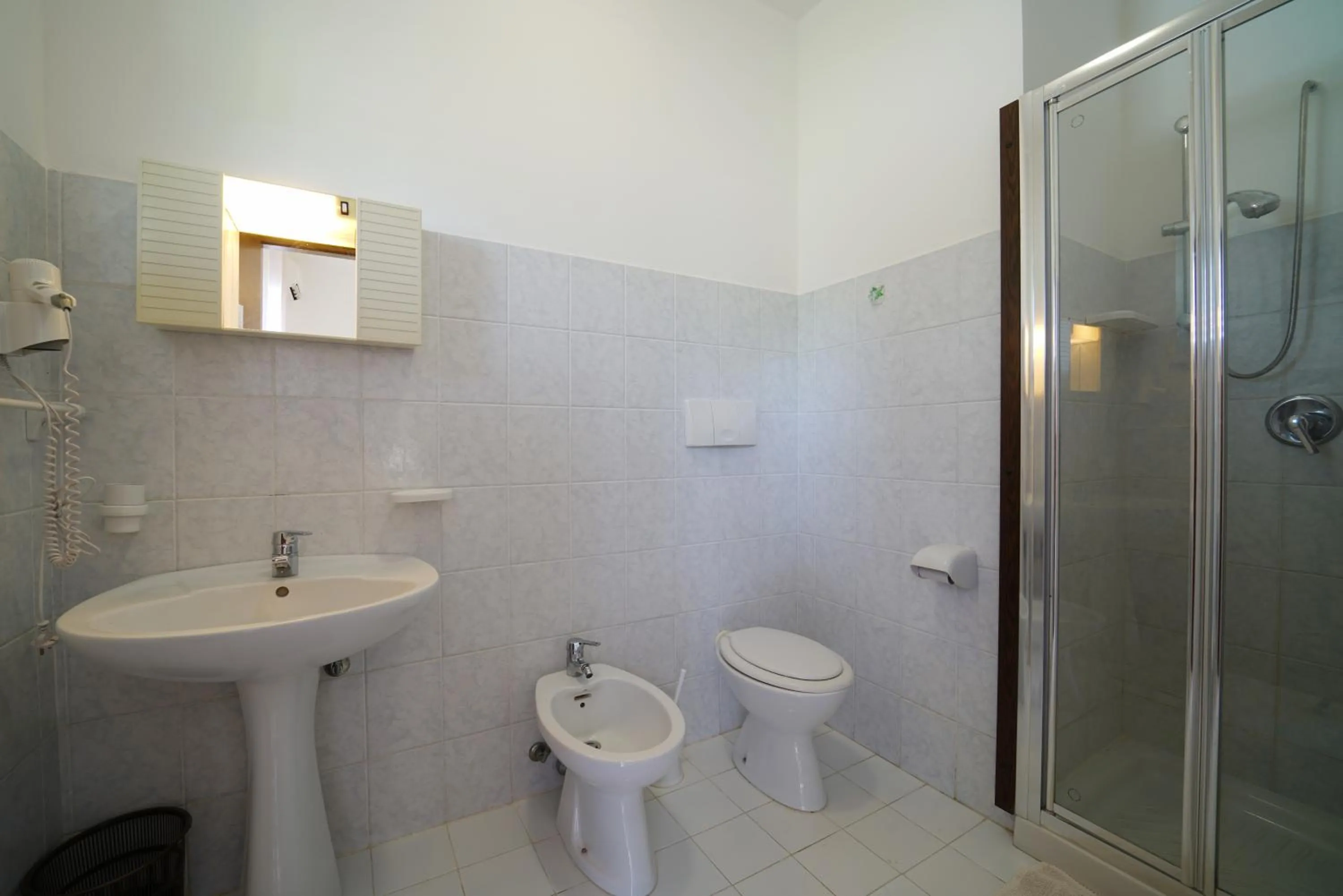 Bathroom in Europa rooms and restaurant