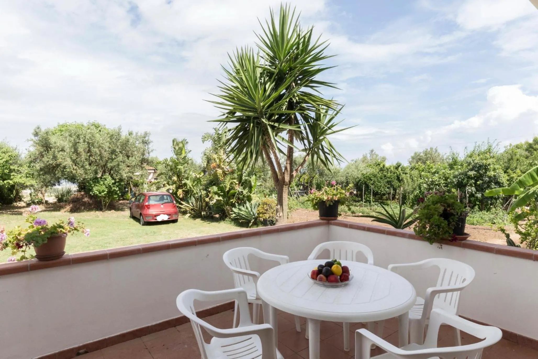 Balcony/Terrace in Europa rooms and restaurant