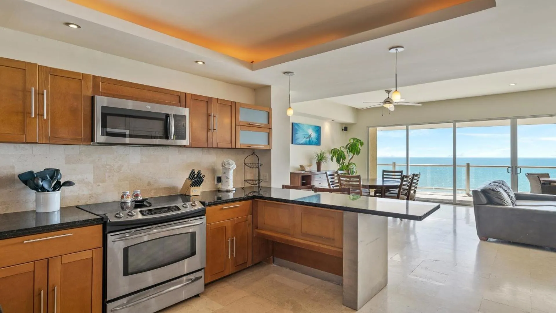 Kitchen or kitchenette in Encanto Living Two Bedroom Unit by Kivoya