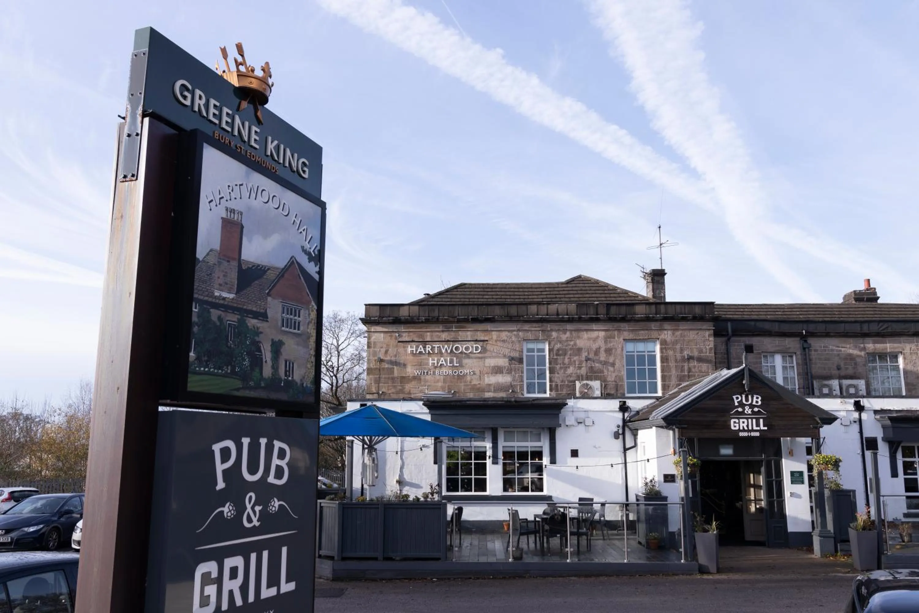 Property logo or sign in Hartwood Hall by Greene King Inns
