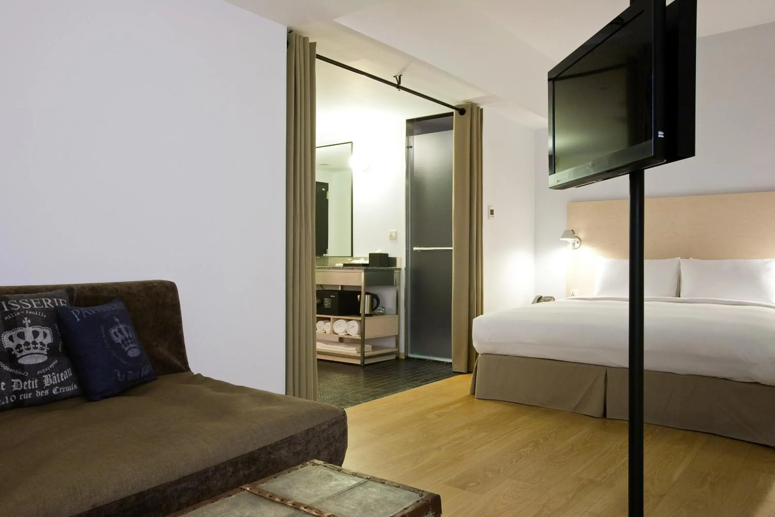 Bed in amba Taipei Ximending Bed in amba Taipei Ximending