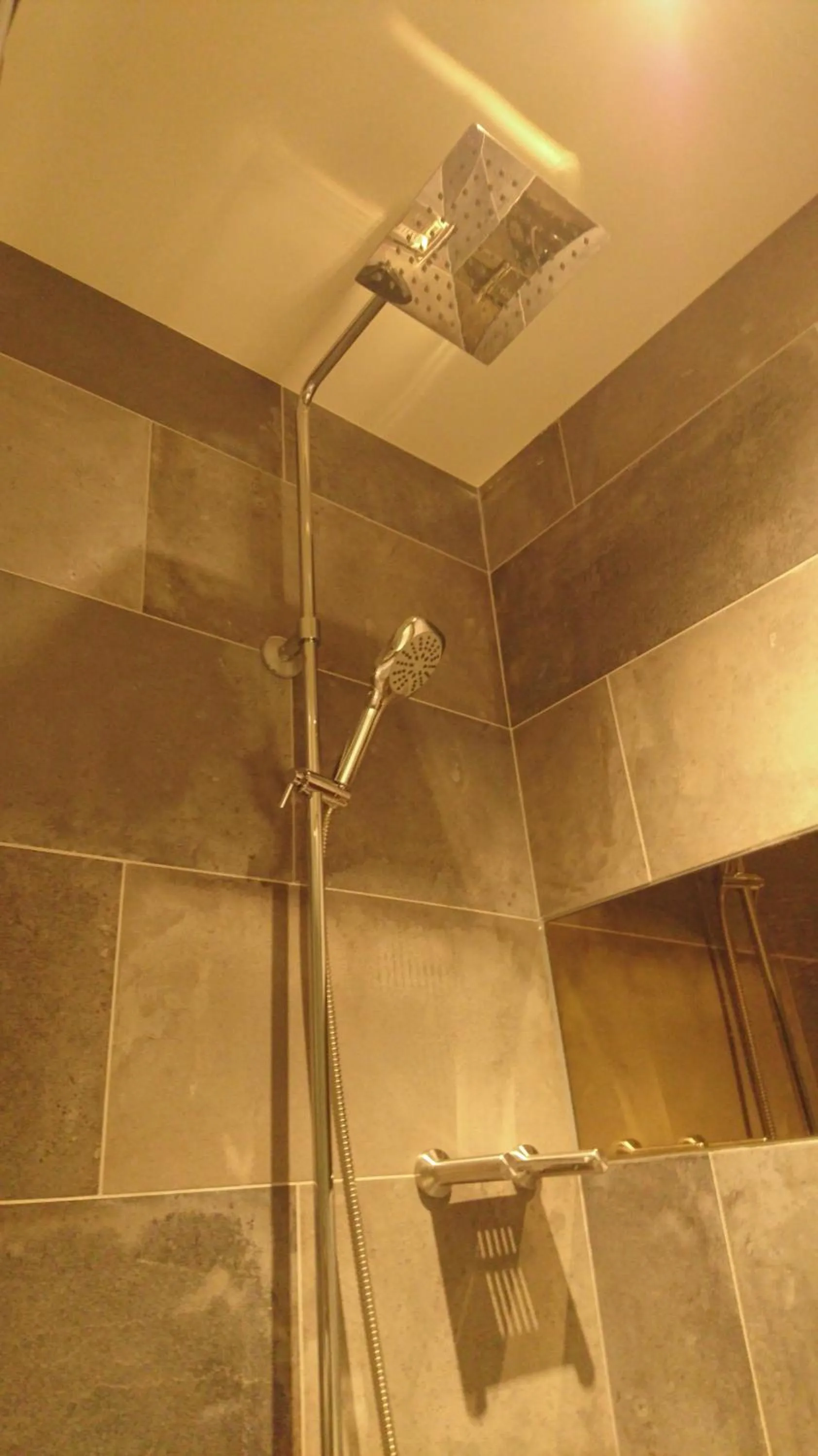 Shower in Travel Port Motel