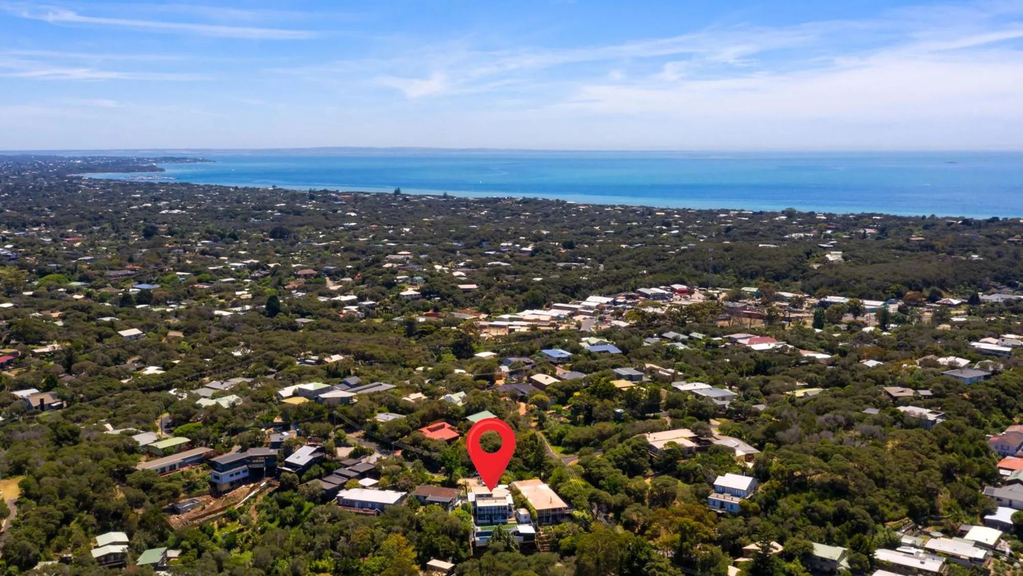 Bird's eye view in Peninsula Retreat