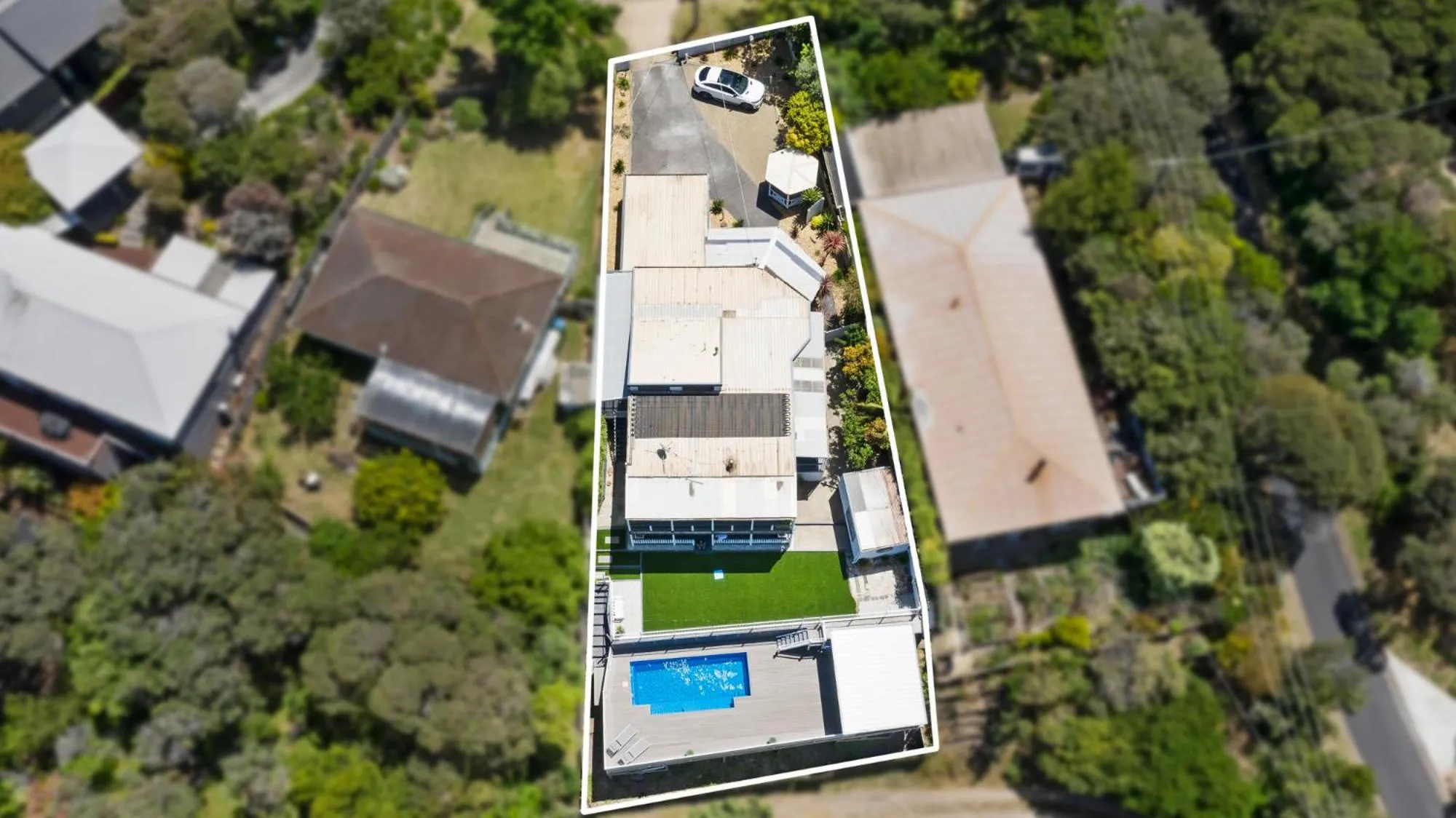 Bird's eye view in Peninsula Retreat
