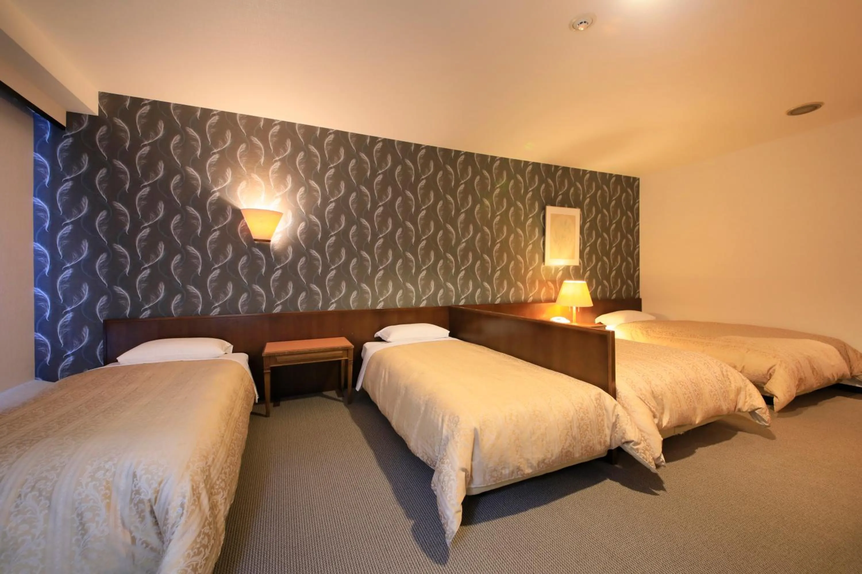 Photo of the whole room, Bed in Oarai Park Hotel