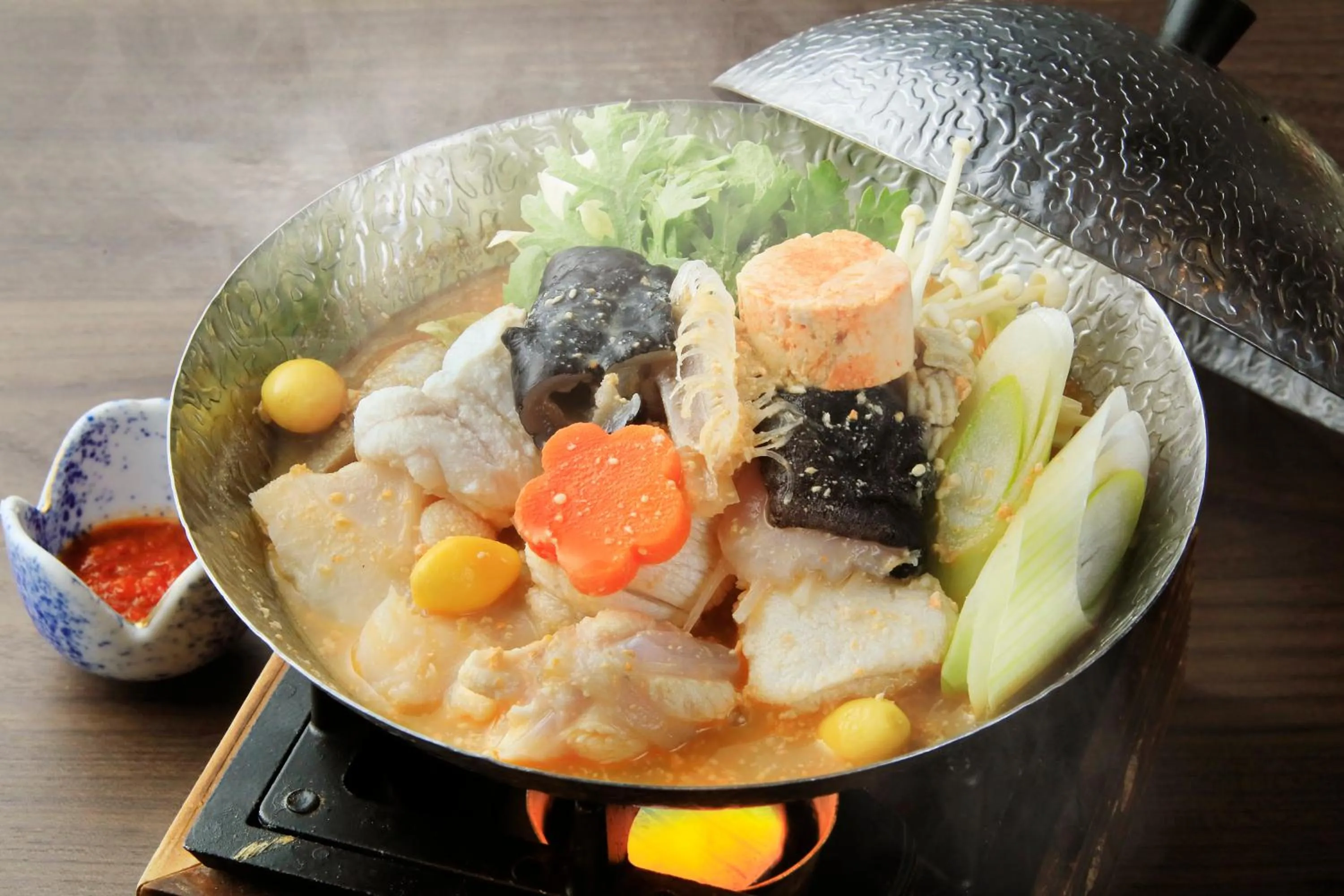 Food close-up in Oarai Park Hotel