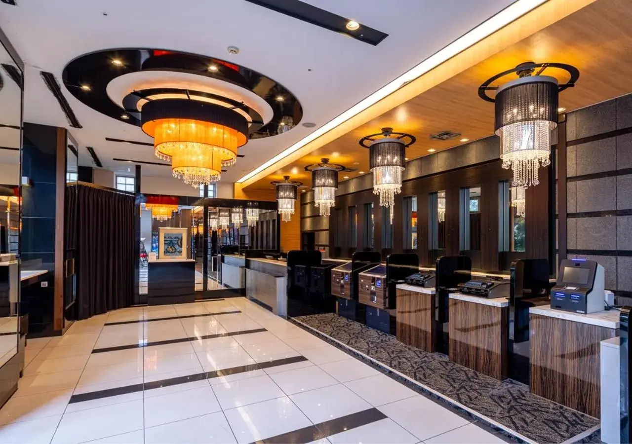 Lobby or reception in APA Hotel Sendai Eki Itsutsubashi Lobby or reception in APA Hotel Sendai Eki Itsutsubashi