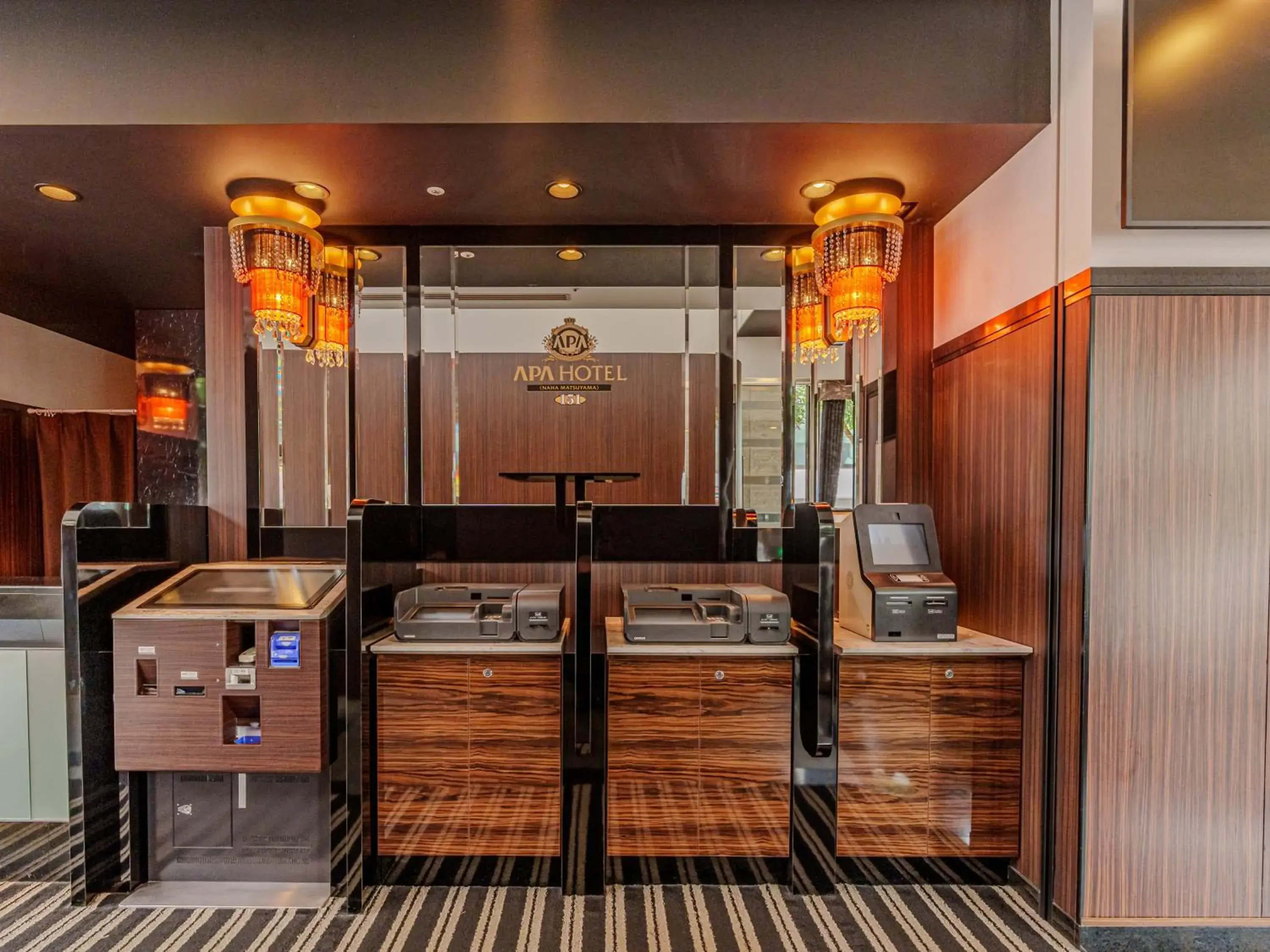 Lobby or reception in APA Hotel Naha Matsuyama Lobby or reception in APA Hotel Naha Matsuyama