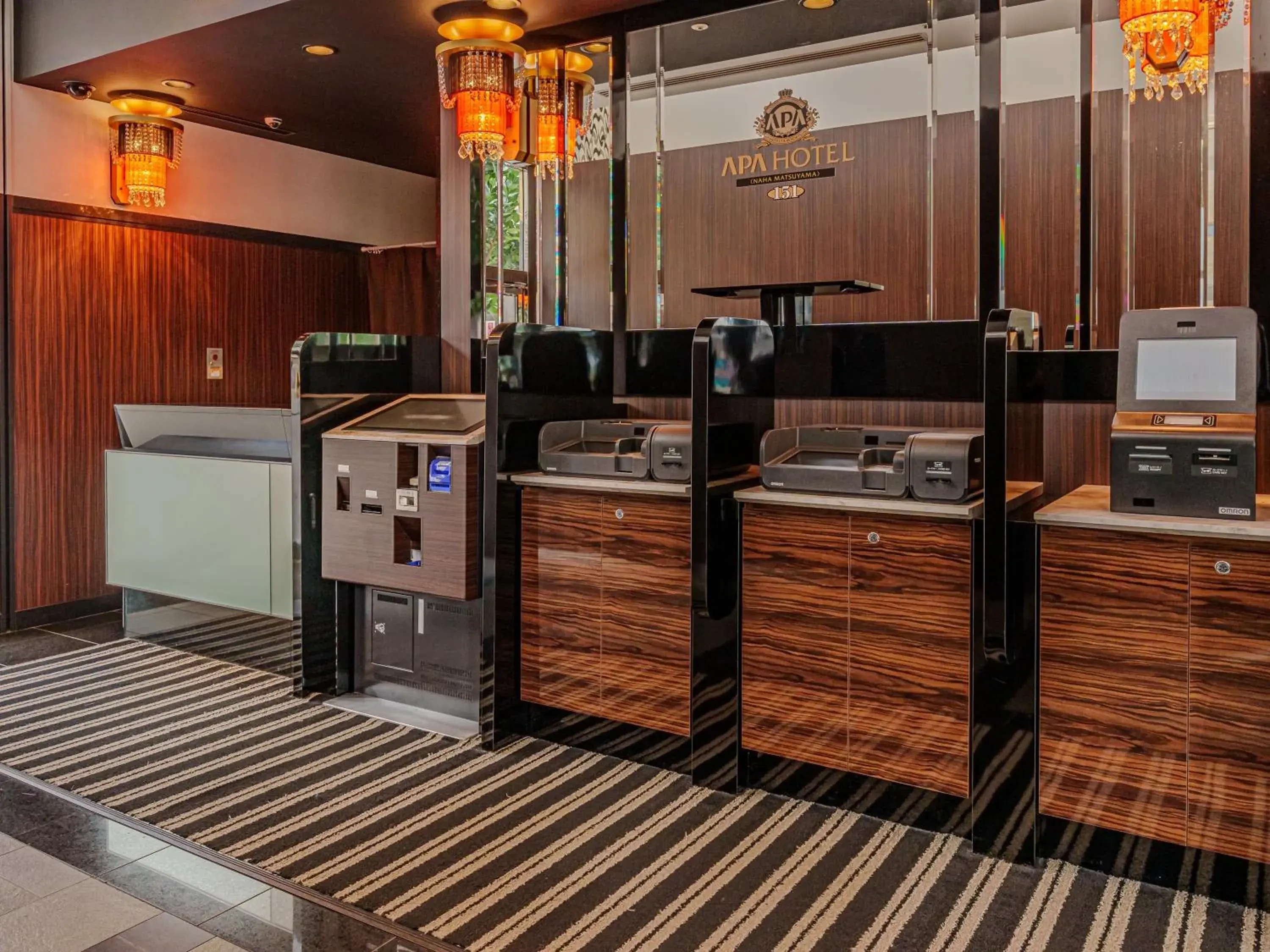 Lobby or reception in APA Hotel Naha Matsuyama Lobby or reception in APA Hotel Naha Matsuyama